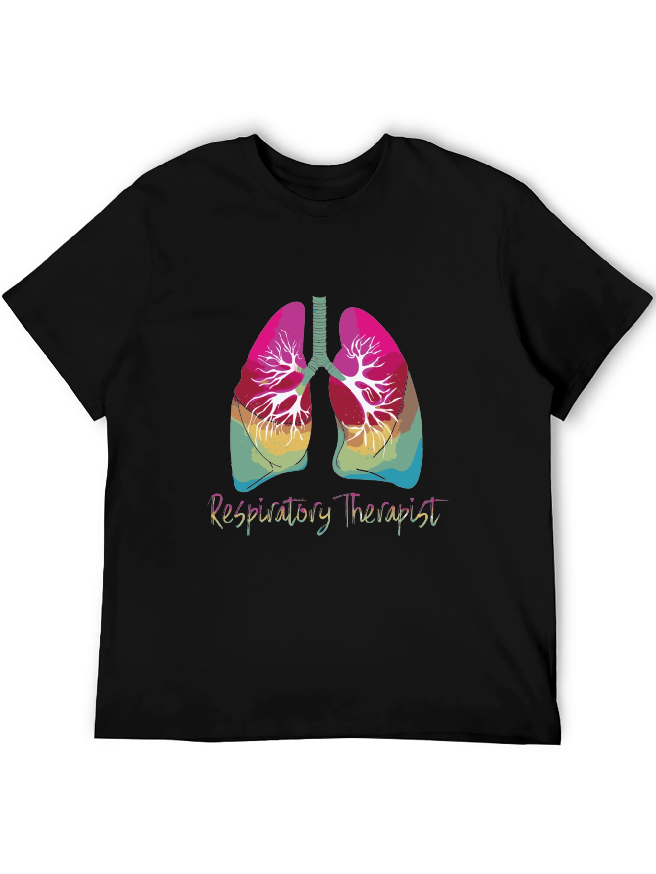 Respiratory Therapist Lungs Graphic Tee