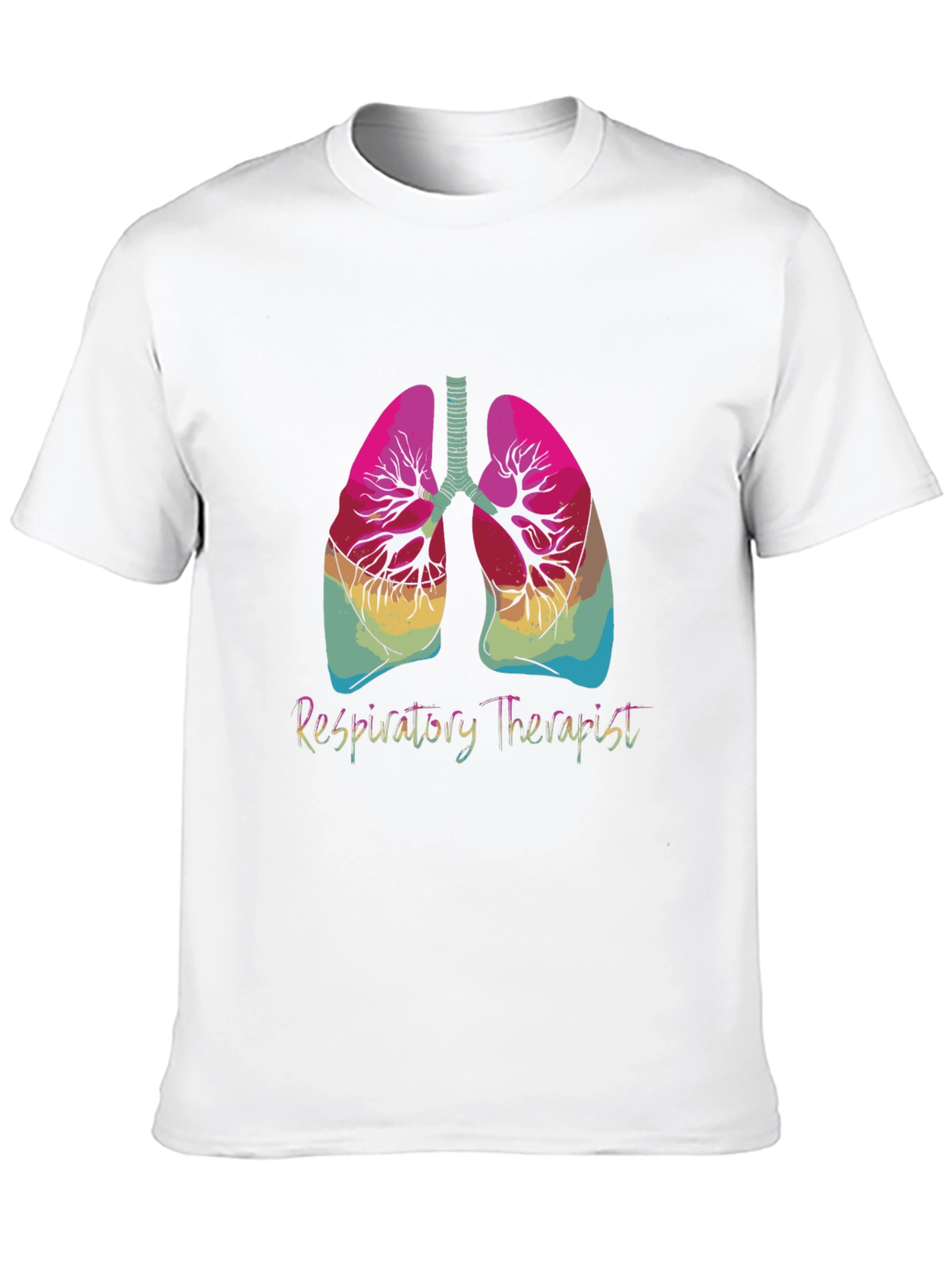 Respiratory Therapist Lungs Graphic Tee