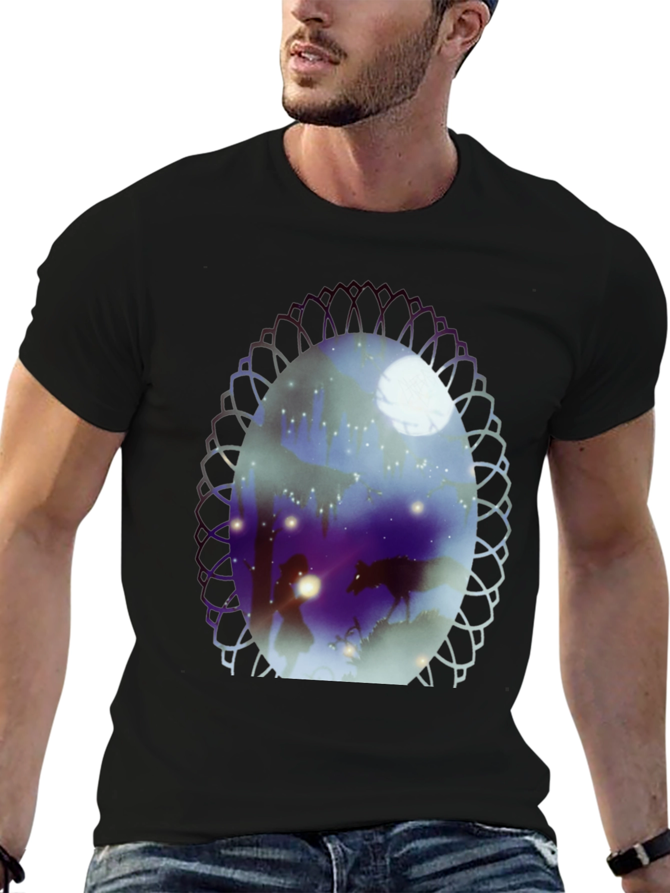 Enchanted Forest Graphic Tee - Midnight Tale