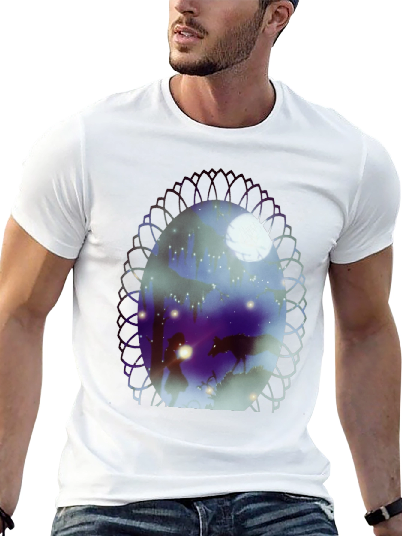 Enchanted Forest Graphic Tee - Midnight Tale