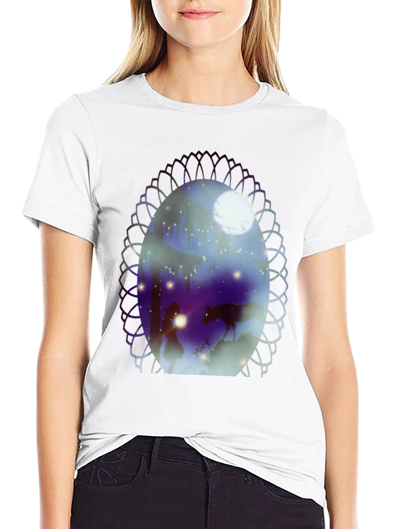 Enchanted Forest Graphic Tee - Midnight Tale