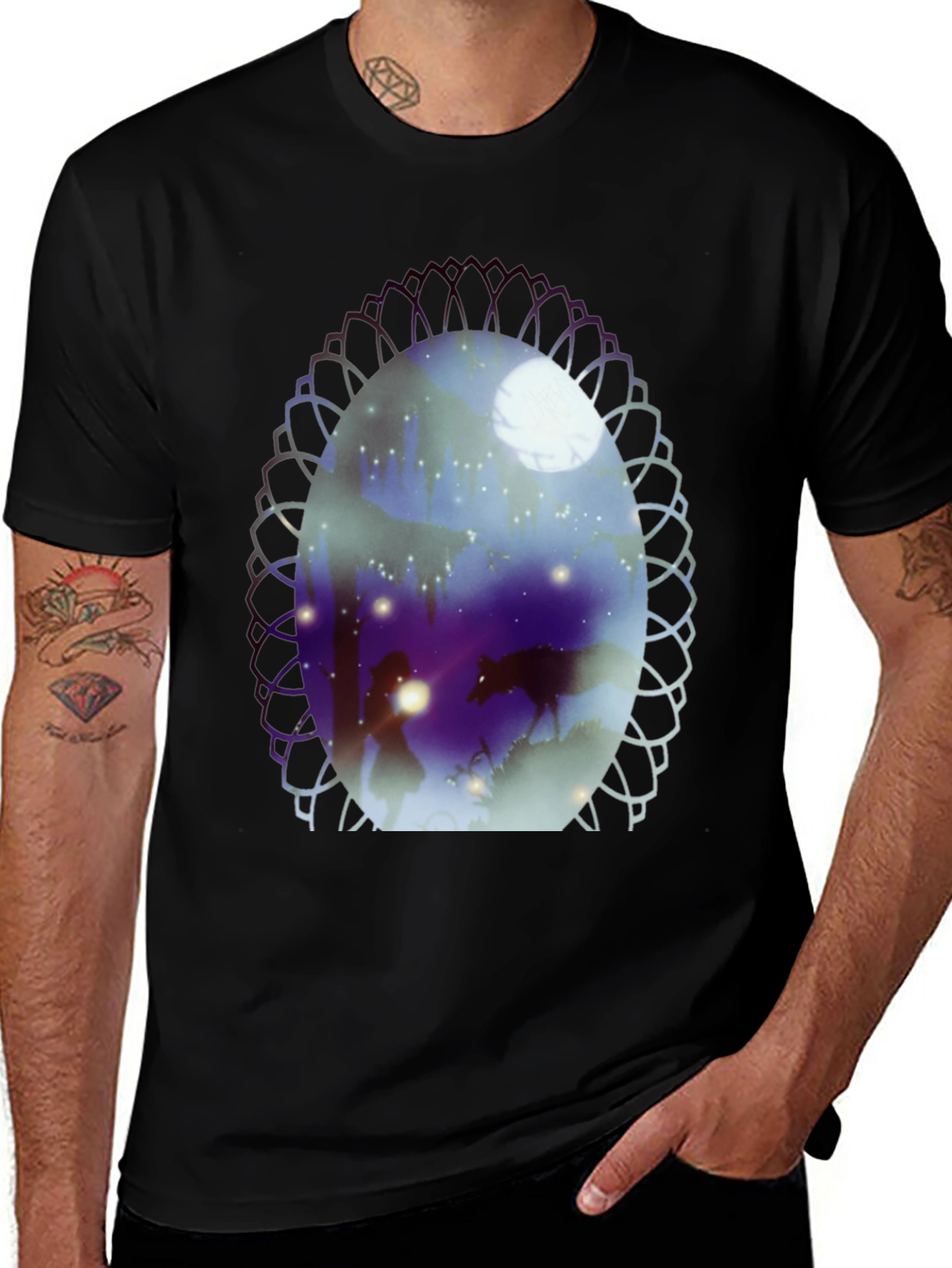 Enchanted Forest Graphic Tee - Midnight Tale