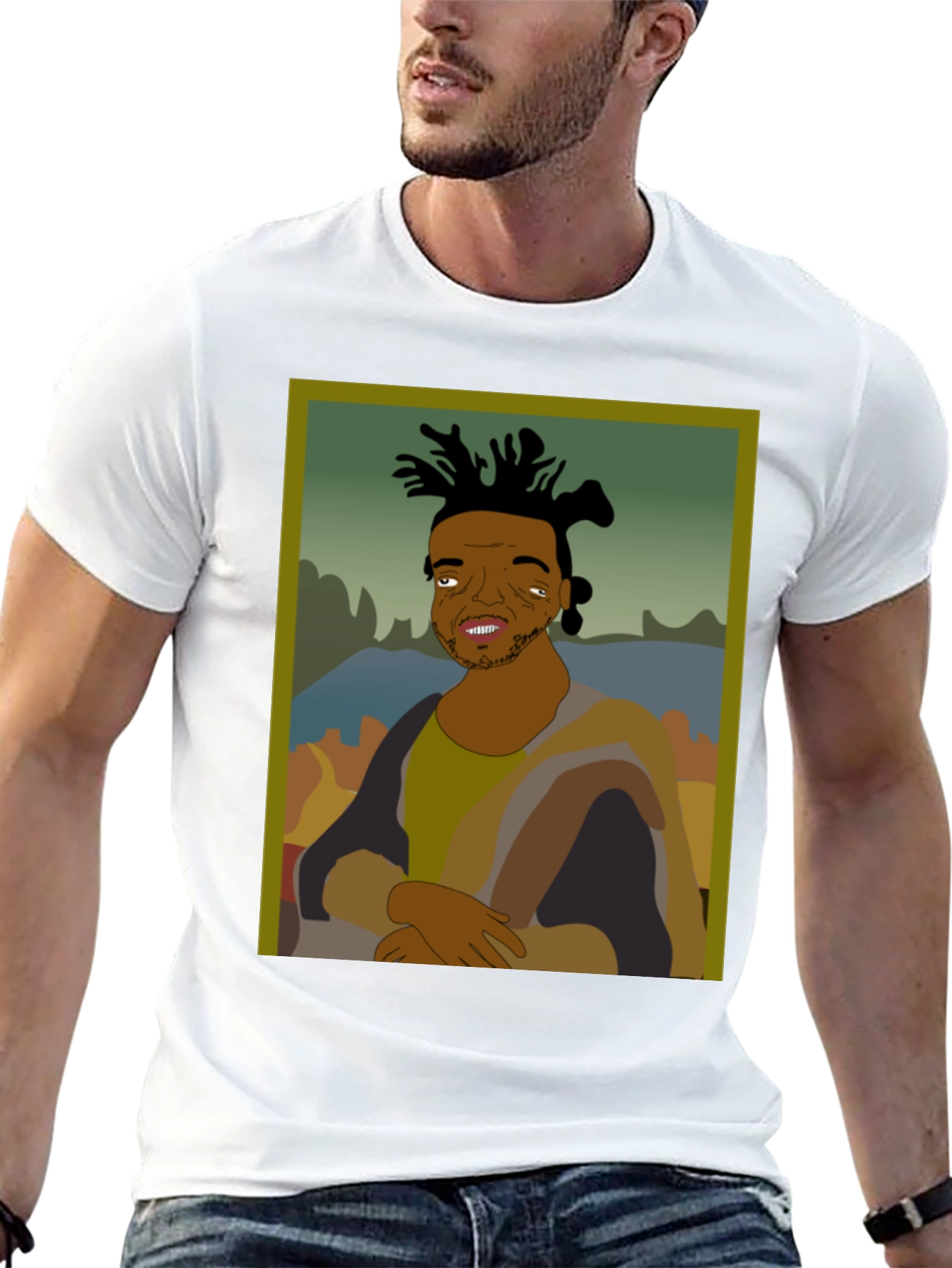 Mona Lisa Kodak Black Tee - Unique Graphic T-Shirt