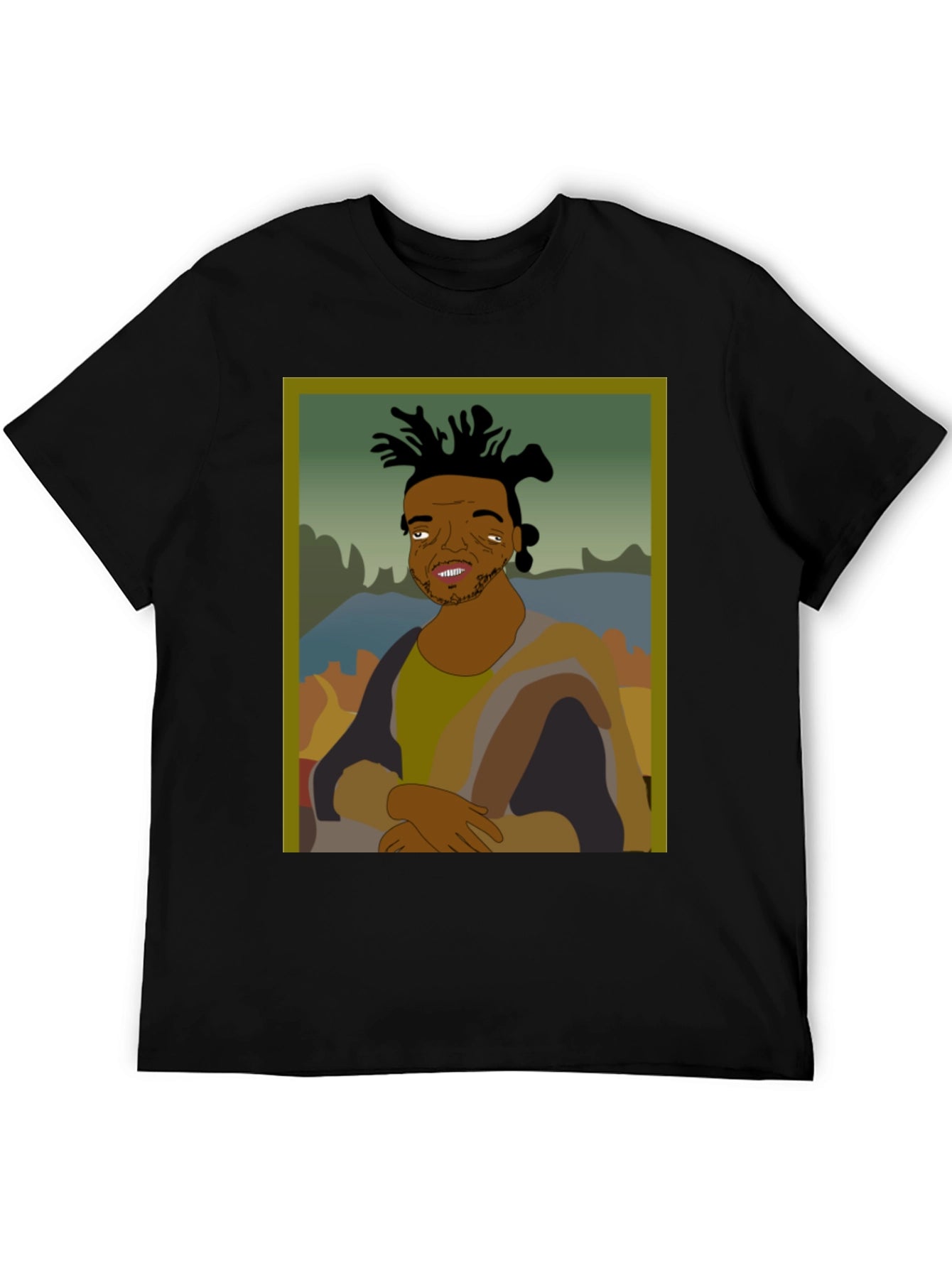 Mona Lisa Kodak Black Tee - Unique Graphic T-Shirt
