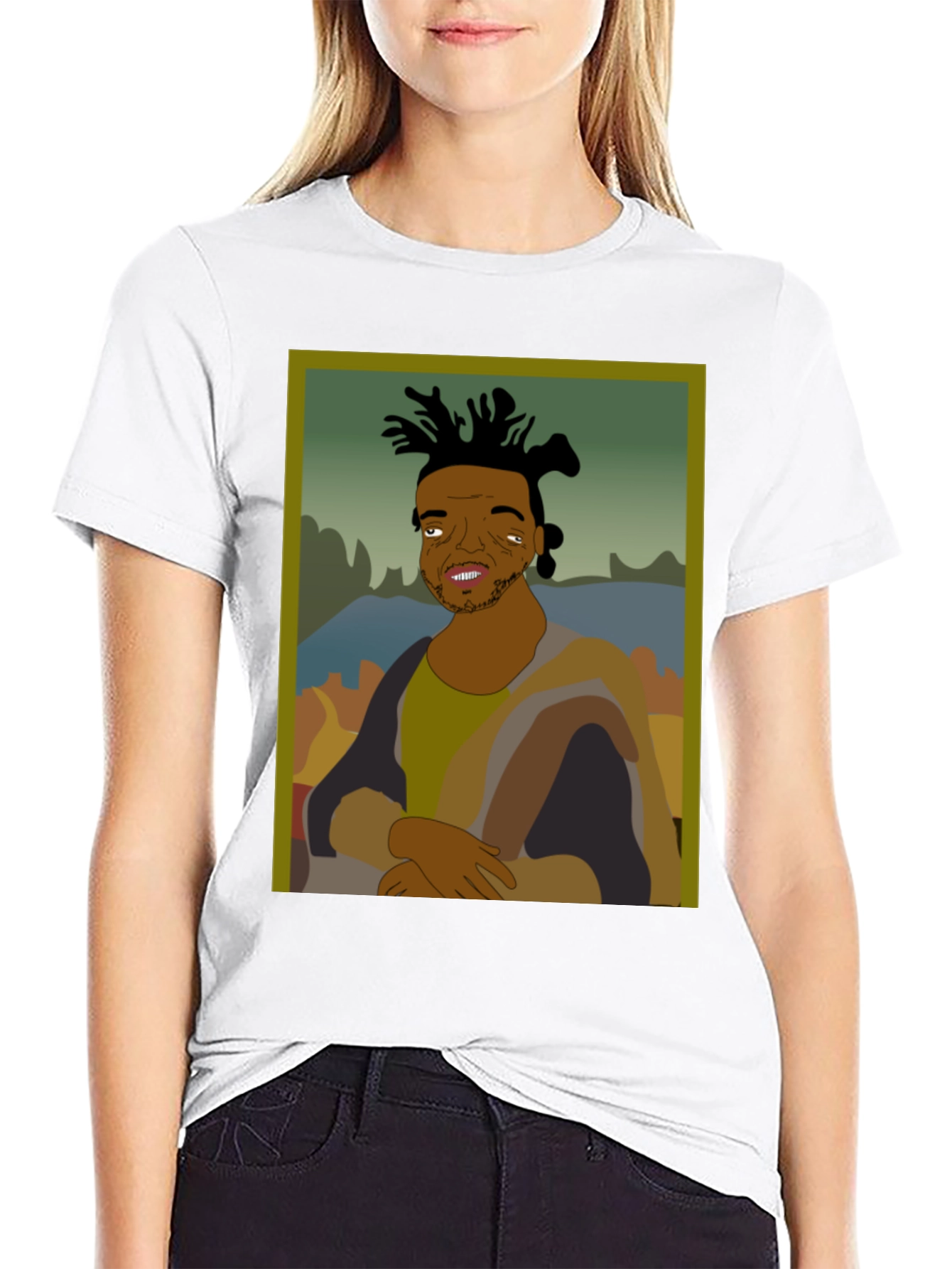 Mona Lisa Kodak Black Tee - Unique Graphic T-Shirt