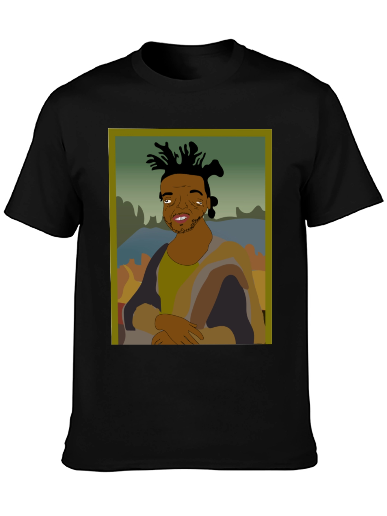 Mona Lisa Kodak Black Tee - Unique Graphic T-Shirt