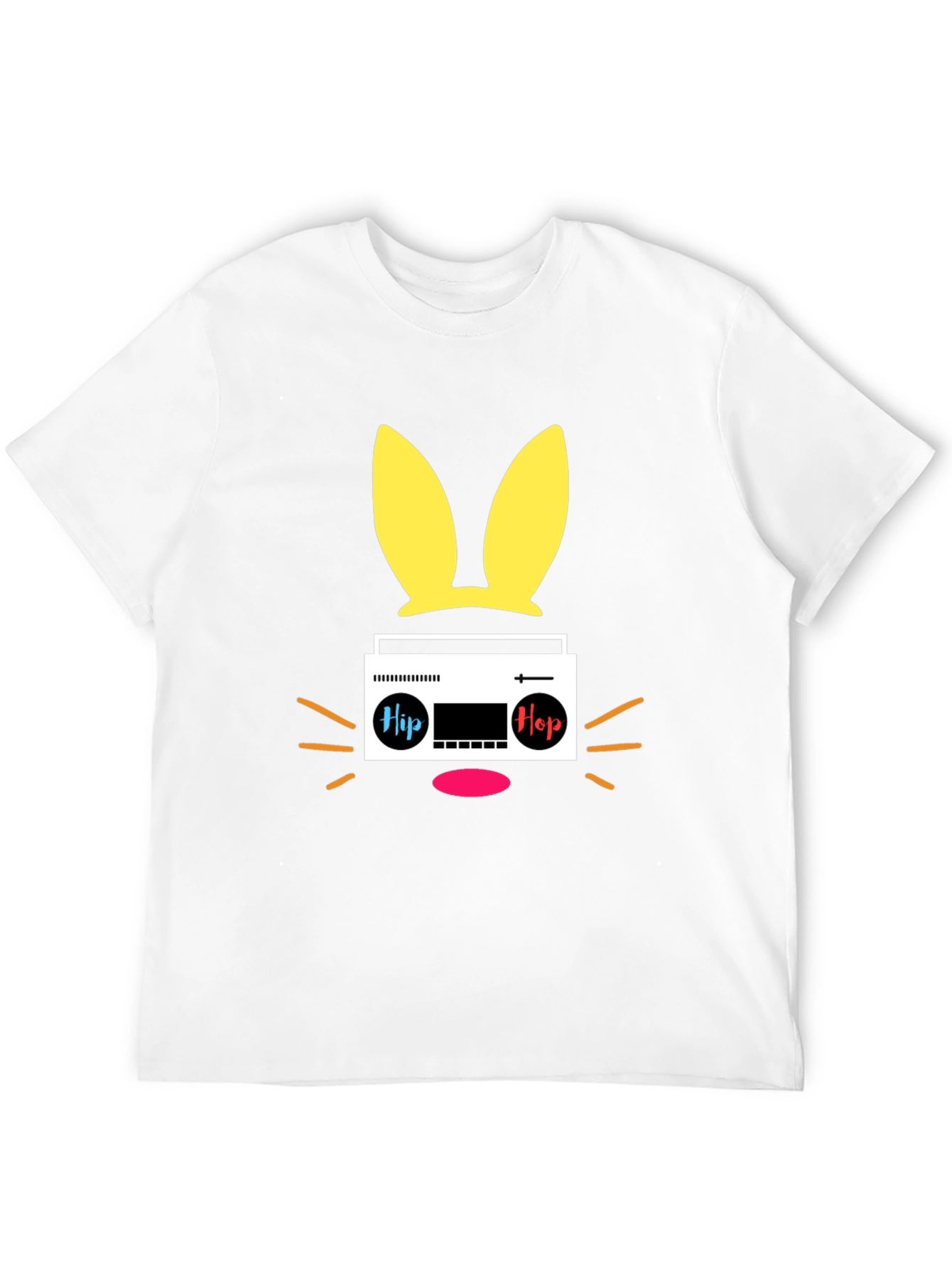 Cool Retro Bunny Radio Graphic Tee