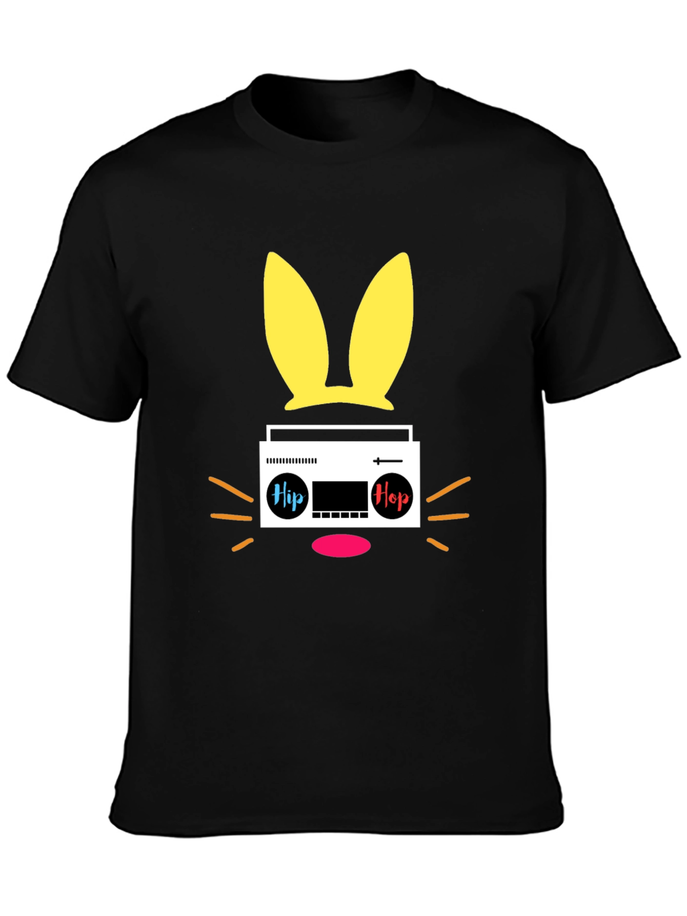 Cool Retro Bunny Radio Graphic Tee