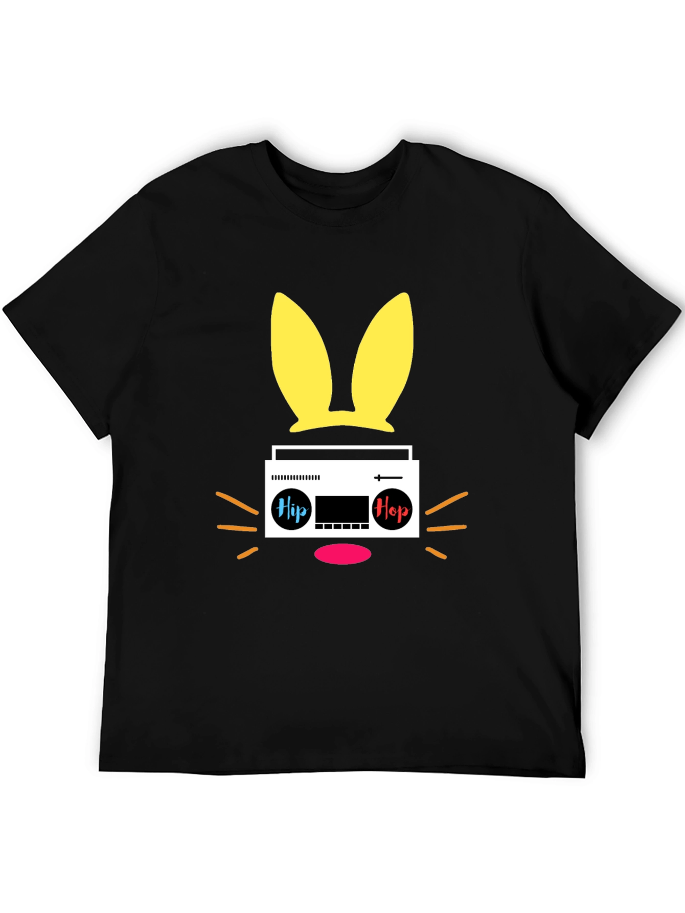 Cool Retro Bunny Radio Graphic Tee