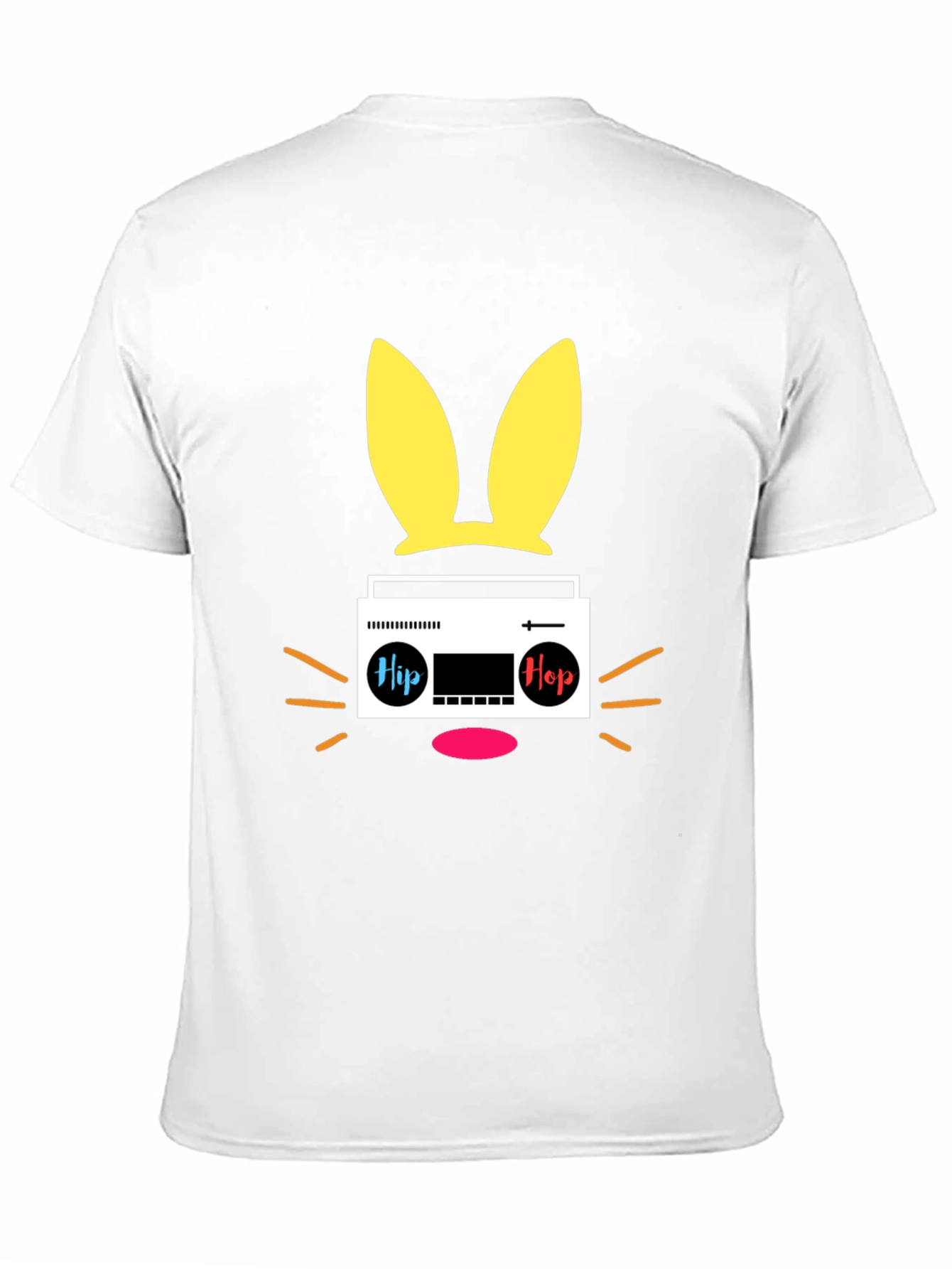 Cool Retro Bunny Radio Graphic Tee