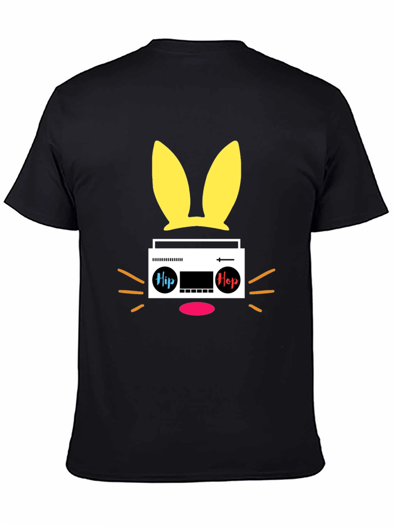 Cool Retro Bunny Radio Graphic Tee