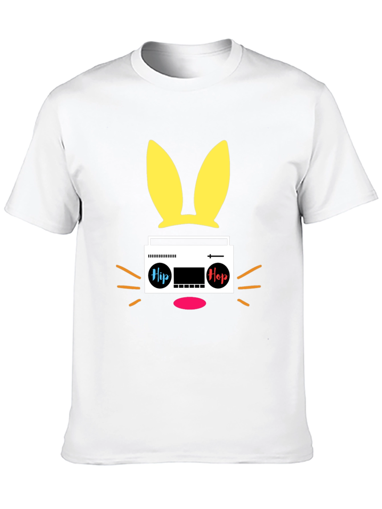 Cool Retro Bunny Radio Graphic Tee