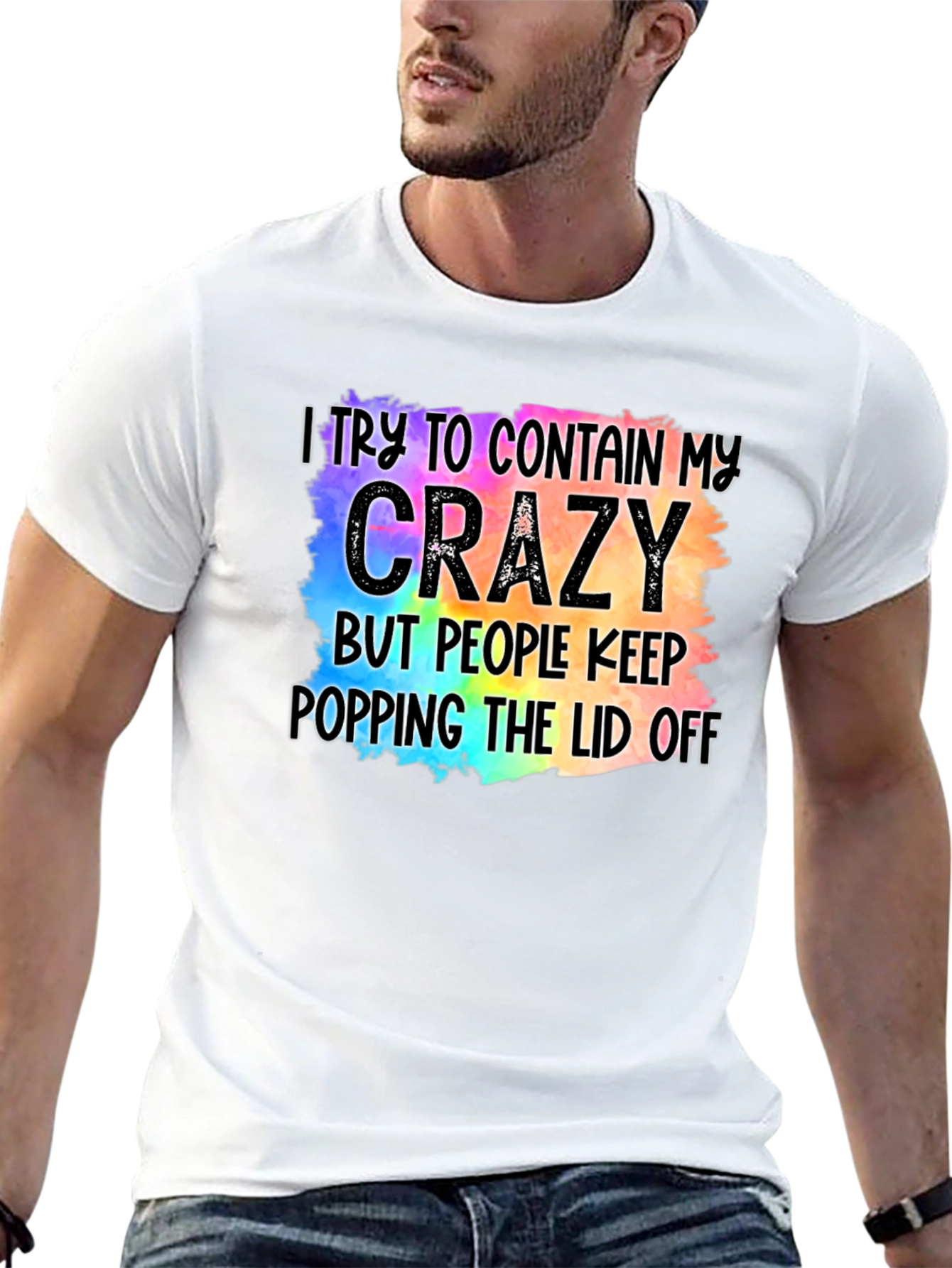 Crazy Lid Black T-Shirt
