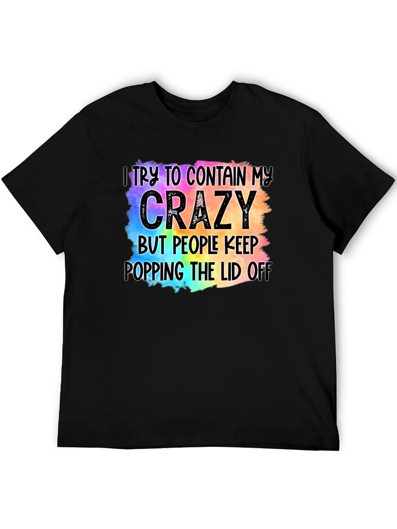 Crazy Lid Black T-Shirt
