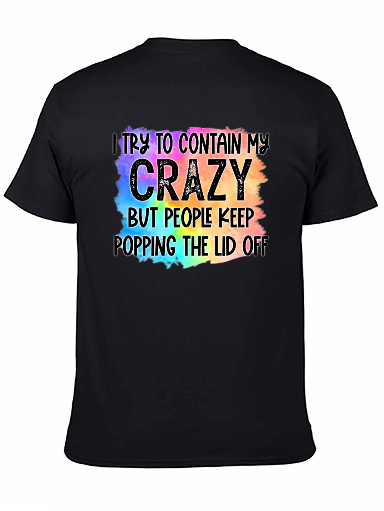 Crazy Lid Black T-Shirt