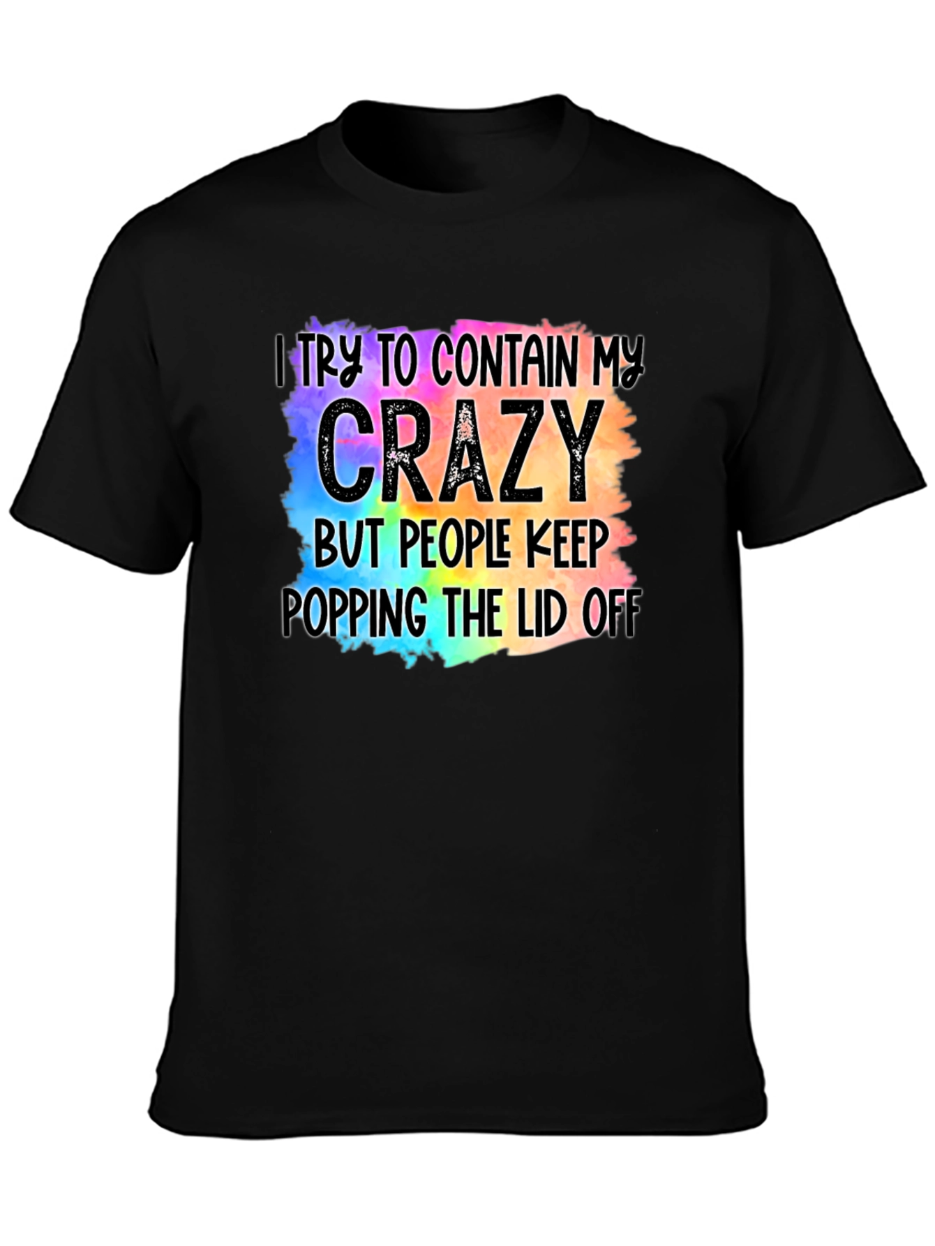 Crazy Lid Black T-Shirt