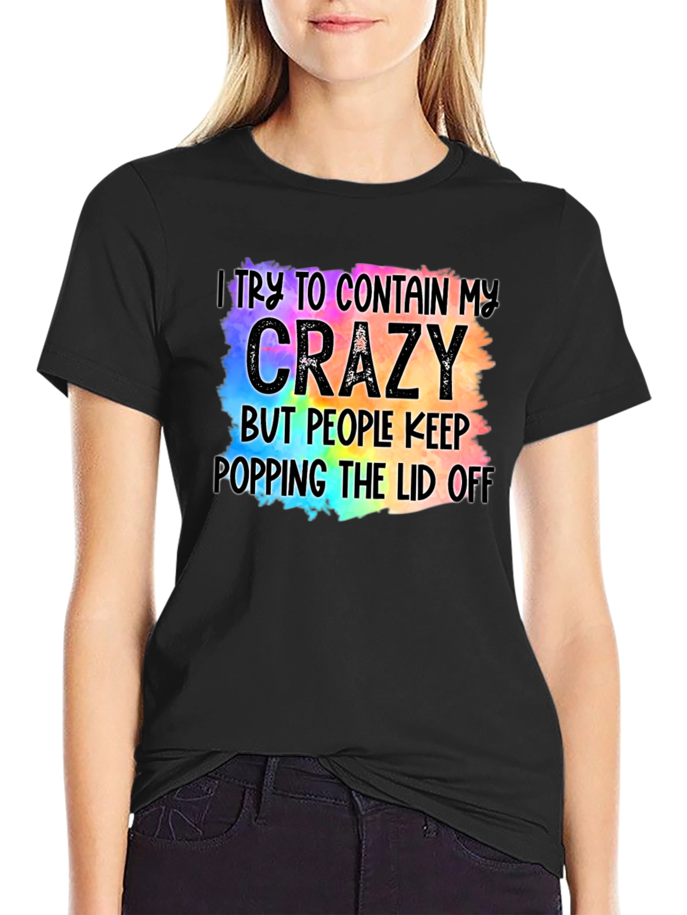 Crazy Lid Black T-Shirt