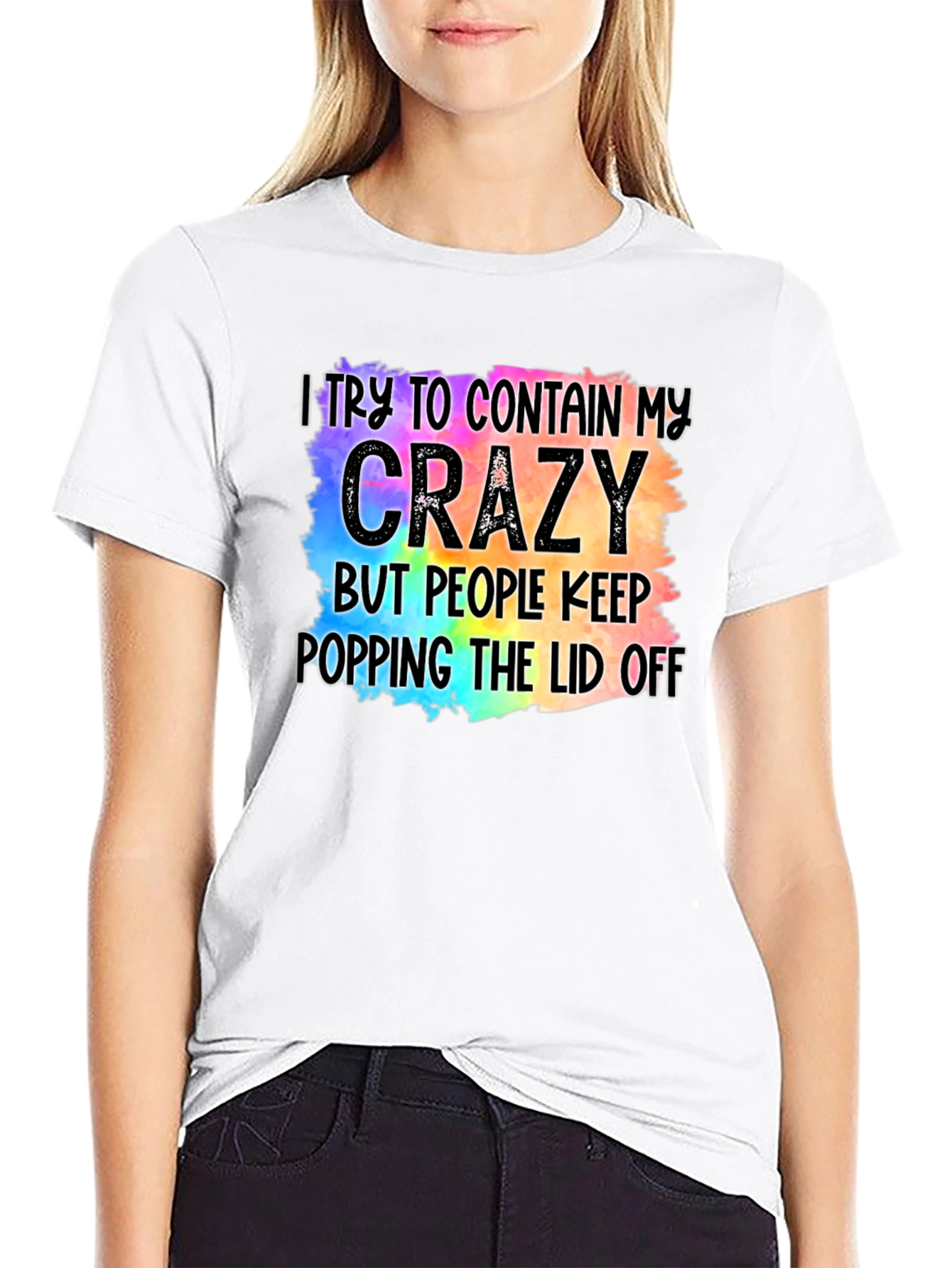Crazy Lid Black T-Shirt