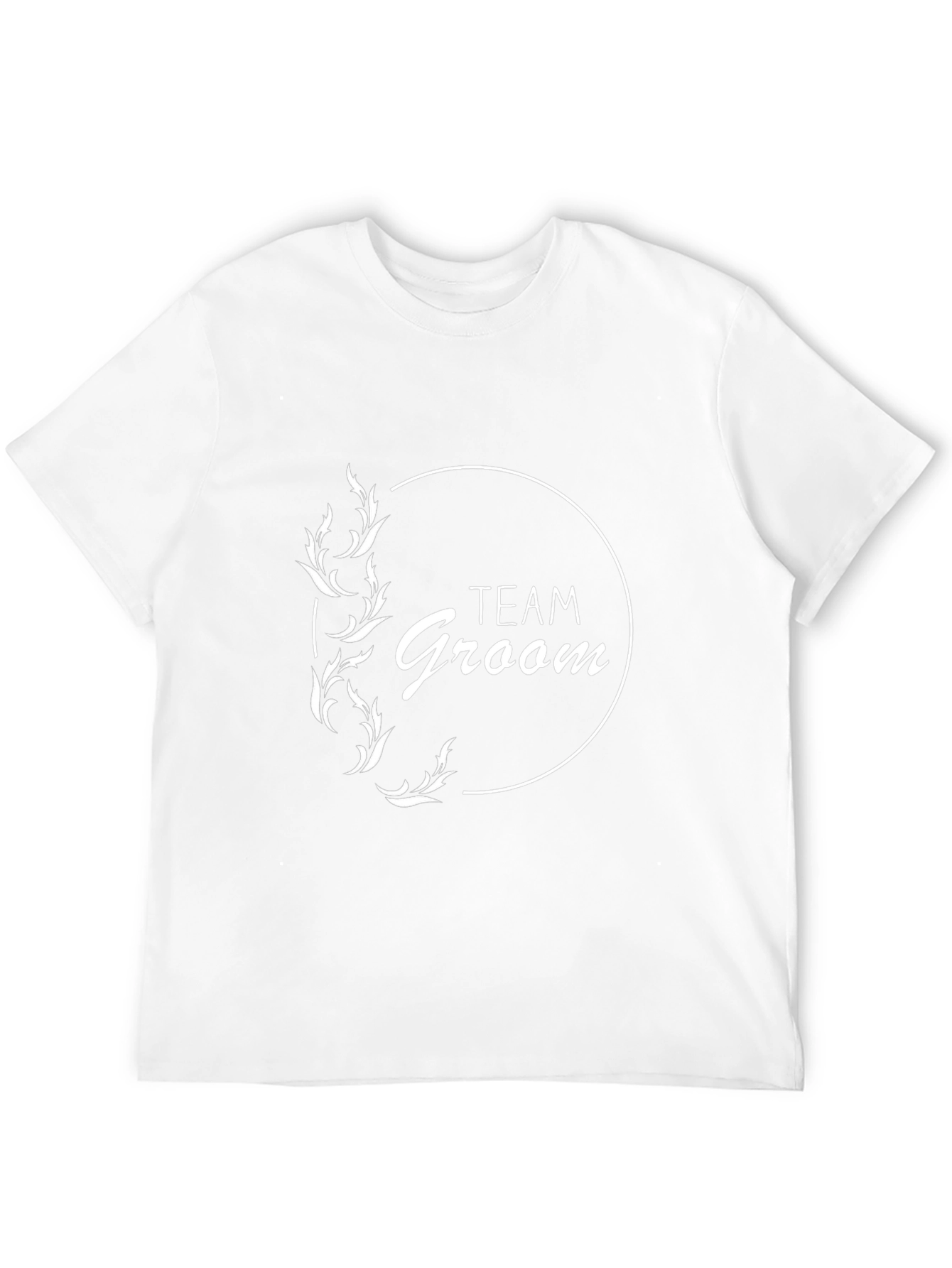 Team Groom T-Shirt - Black Crew Neck Wedding Tee