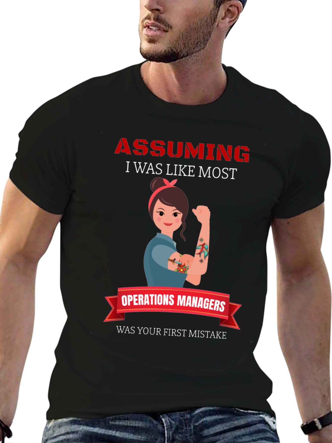 Operations Manager Rosie the Riveter T-Shirt