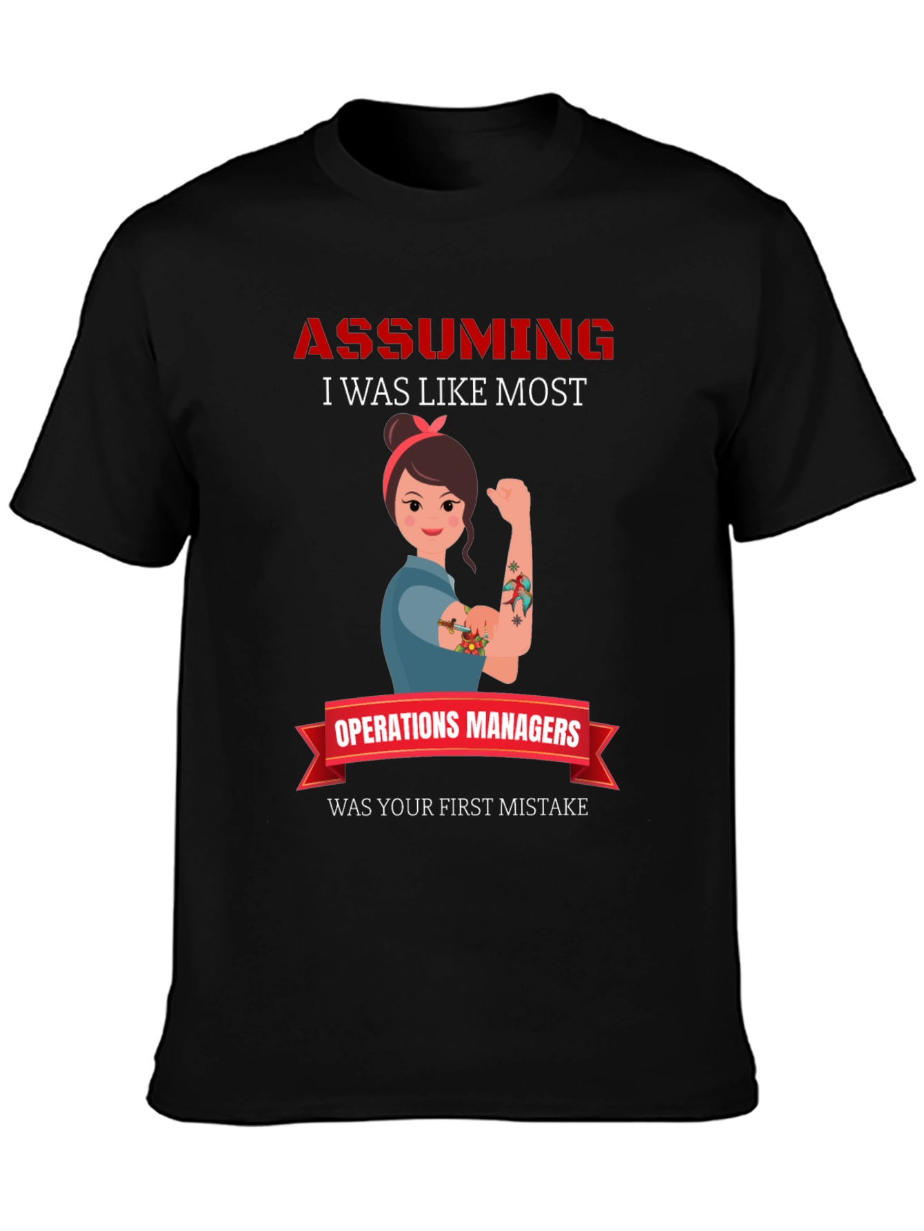 Operations Manager Rosie the Riveter T-Shirt