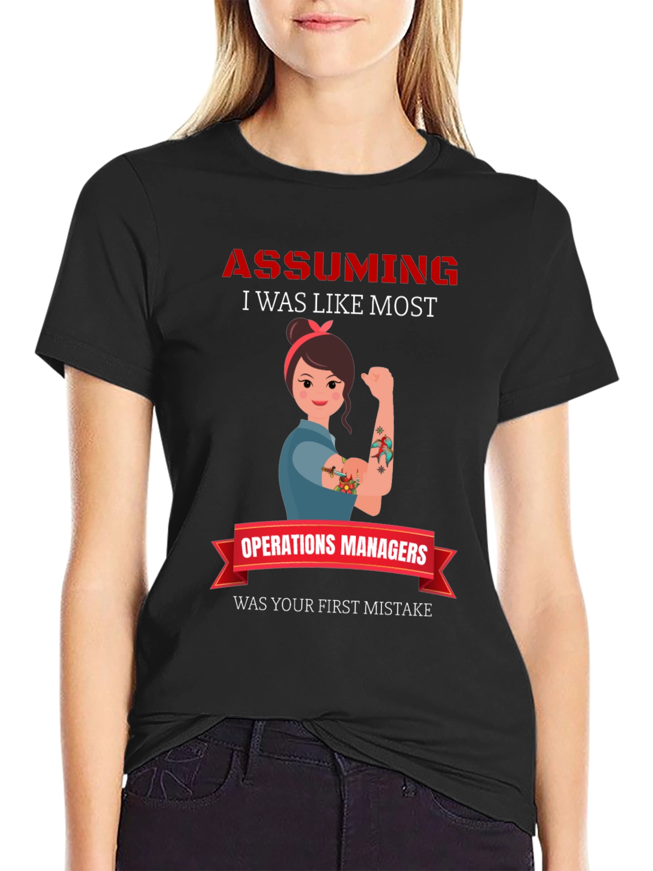 Operations Manager Rosie the Riveter T-Shirt