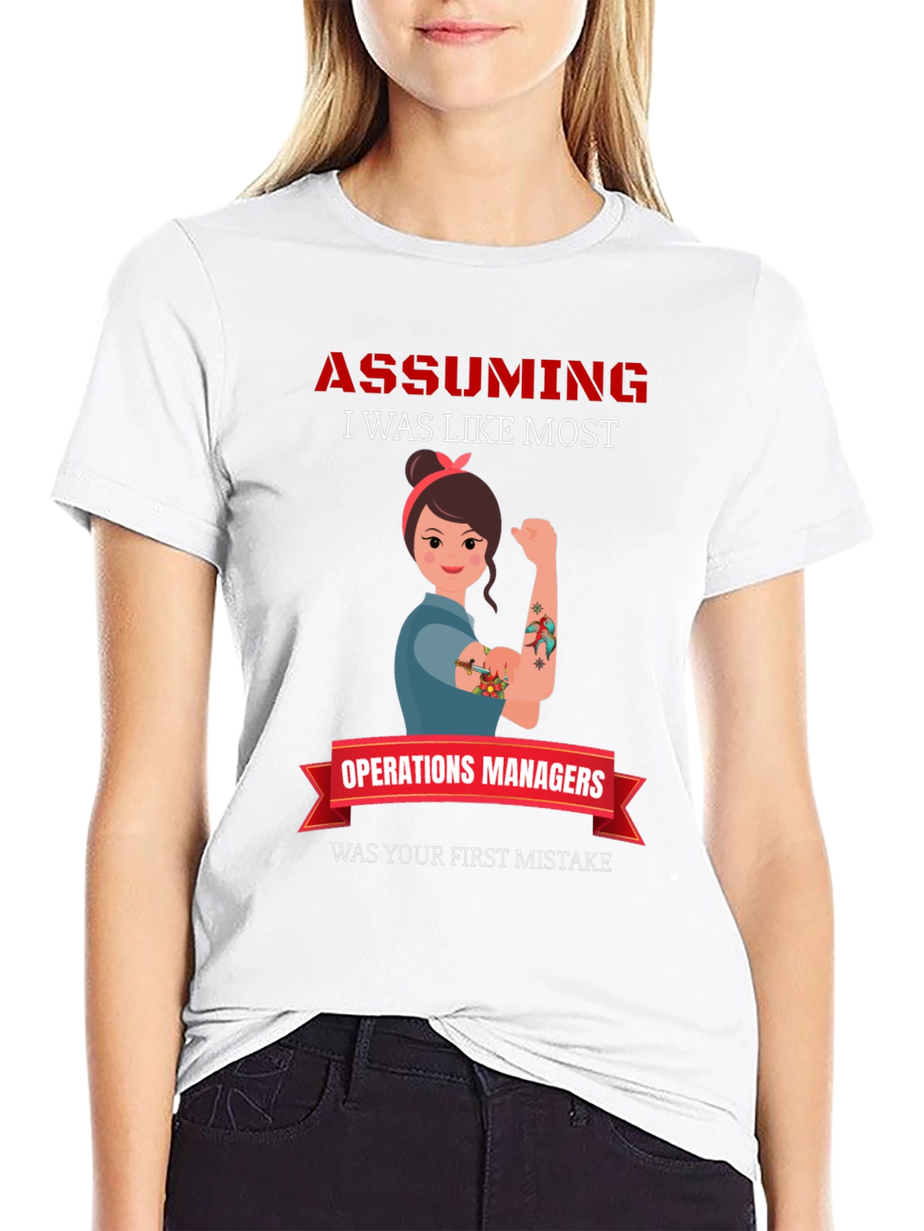 Operations Manager Rosie the Riveter T-Shirt