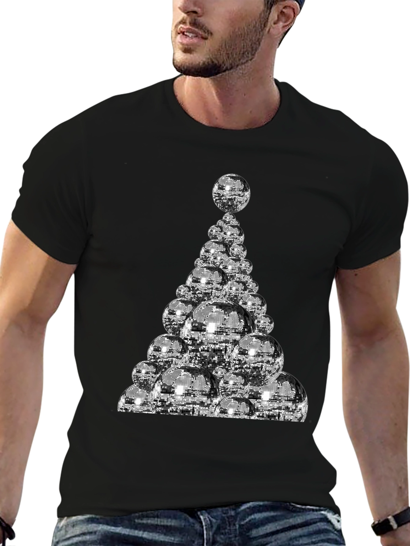 Disco Ball Christmas Tree T-Shirt