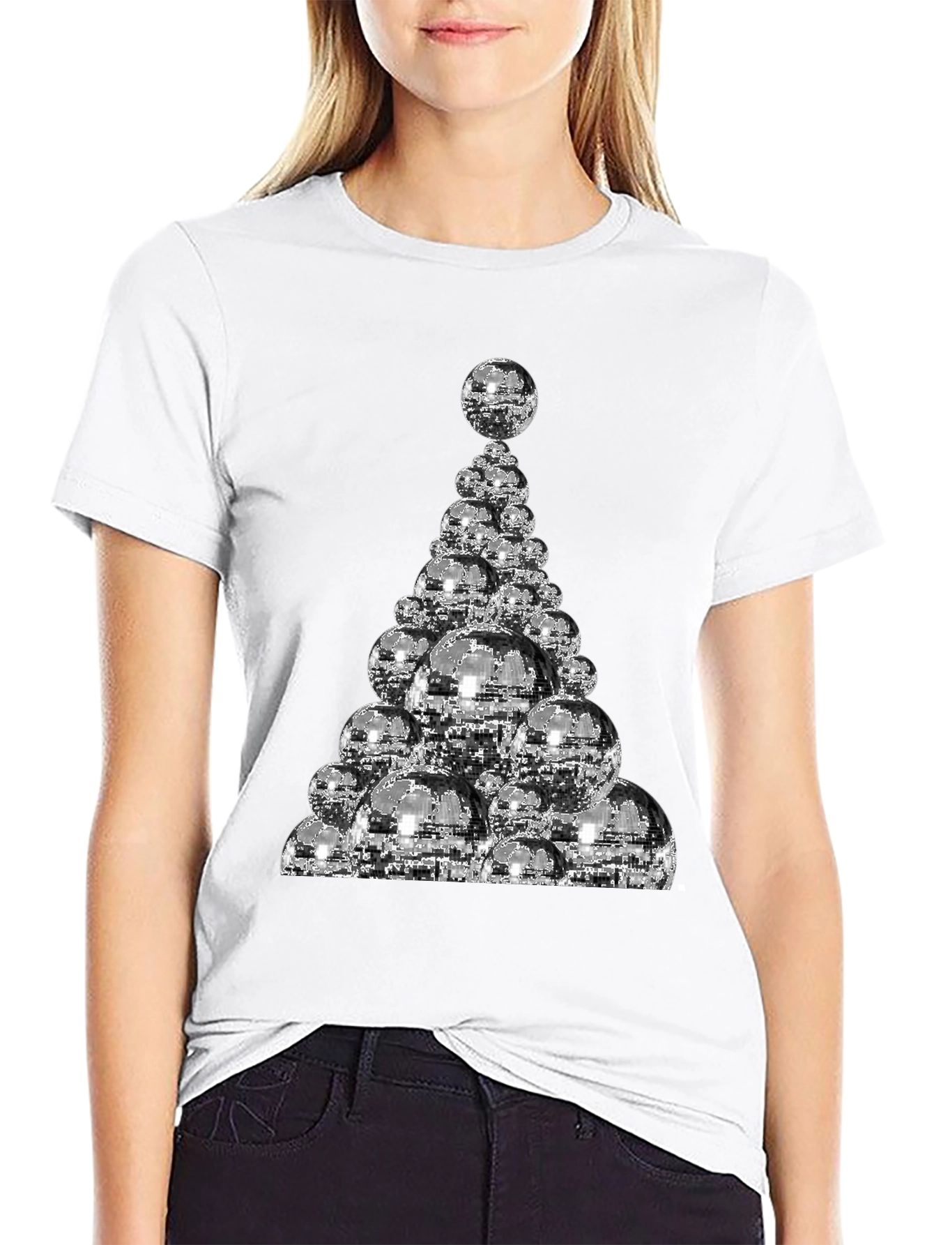 Disco Ball Christmas Tree T-Shirt
