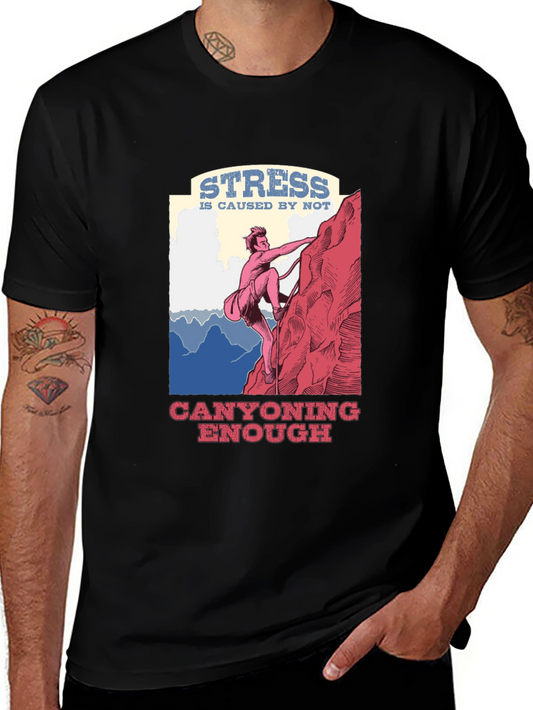 Canyoning Stress Relief Graphic Tee
