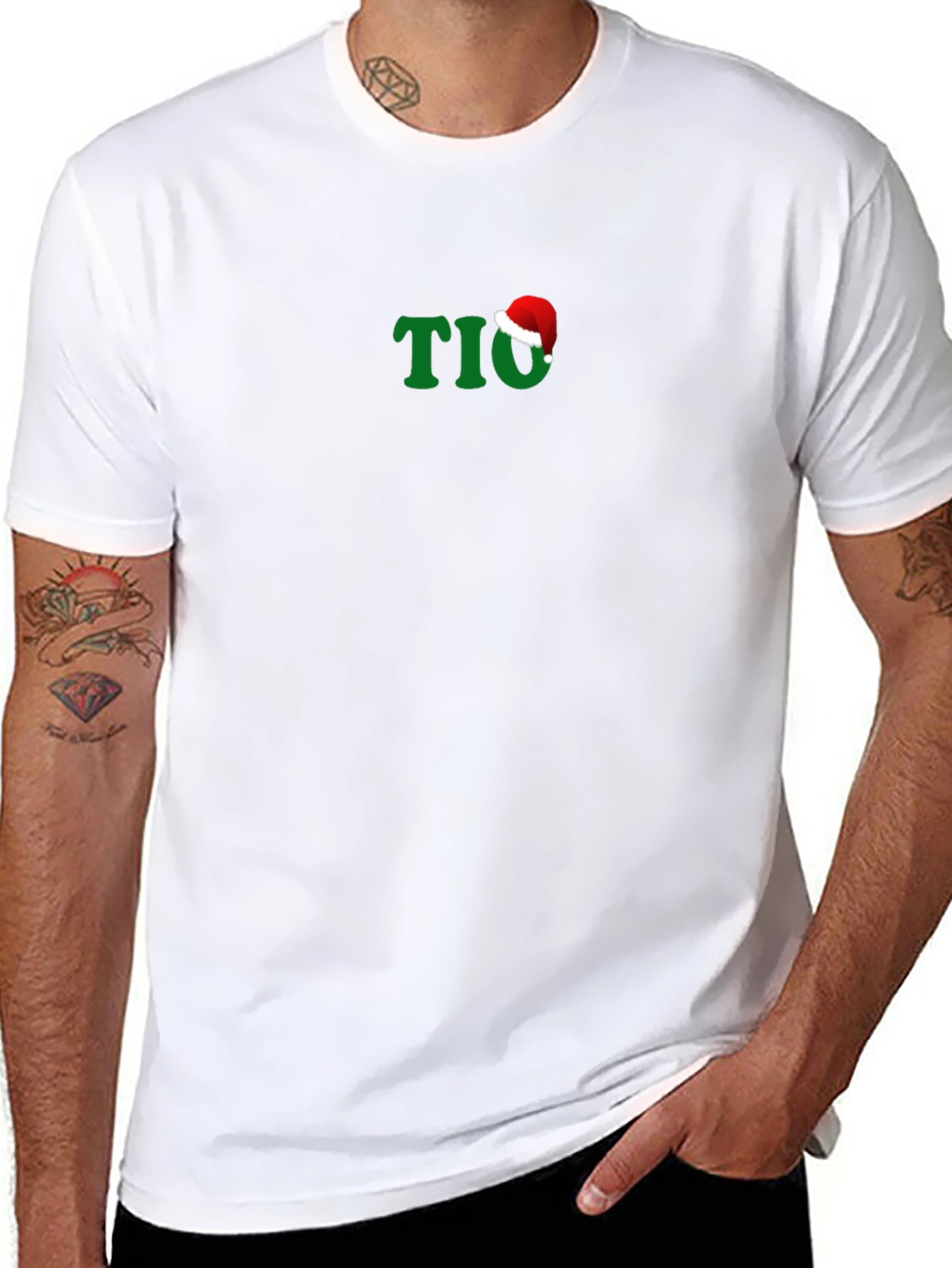 Festive Tio Christmas T-Shirt - Holiday Cheer