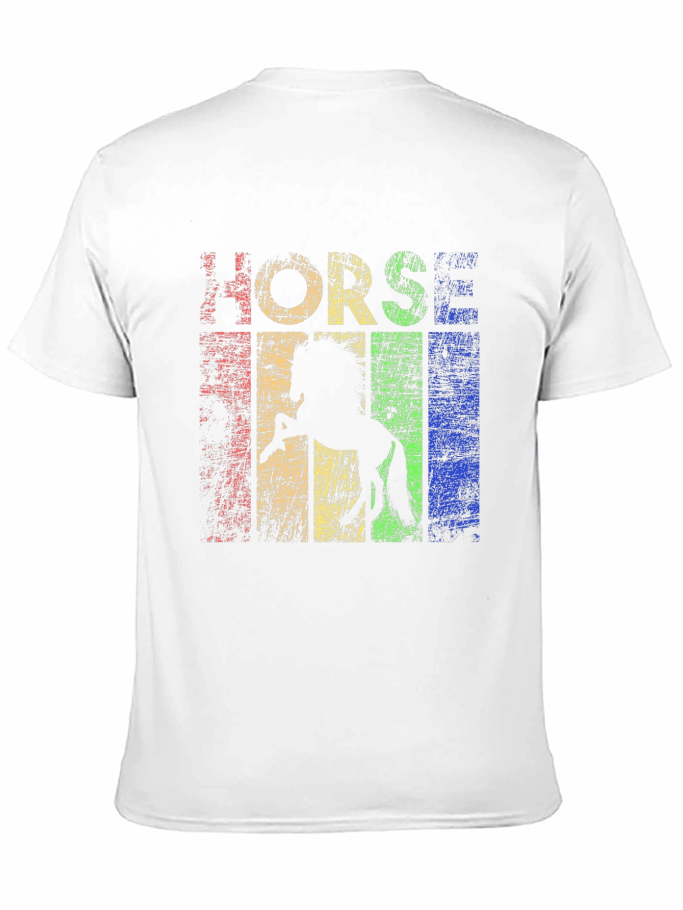 Retro Horse Graphic T-Shirt - Black