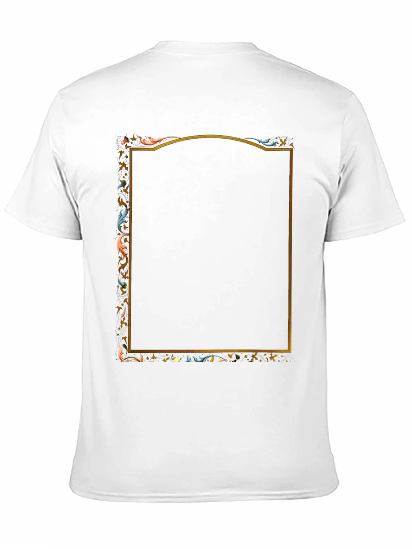 Ornate Framed Graphic Tee - Unique Design