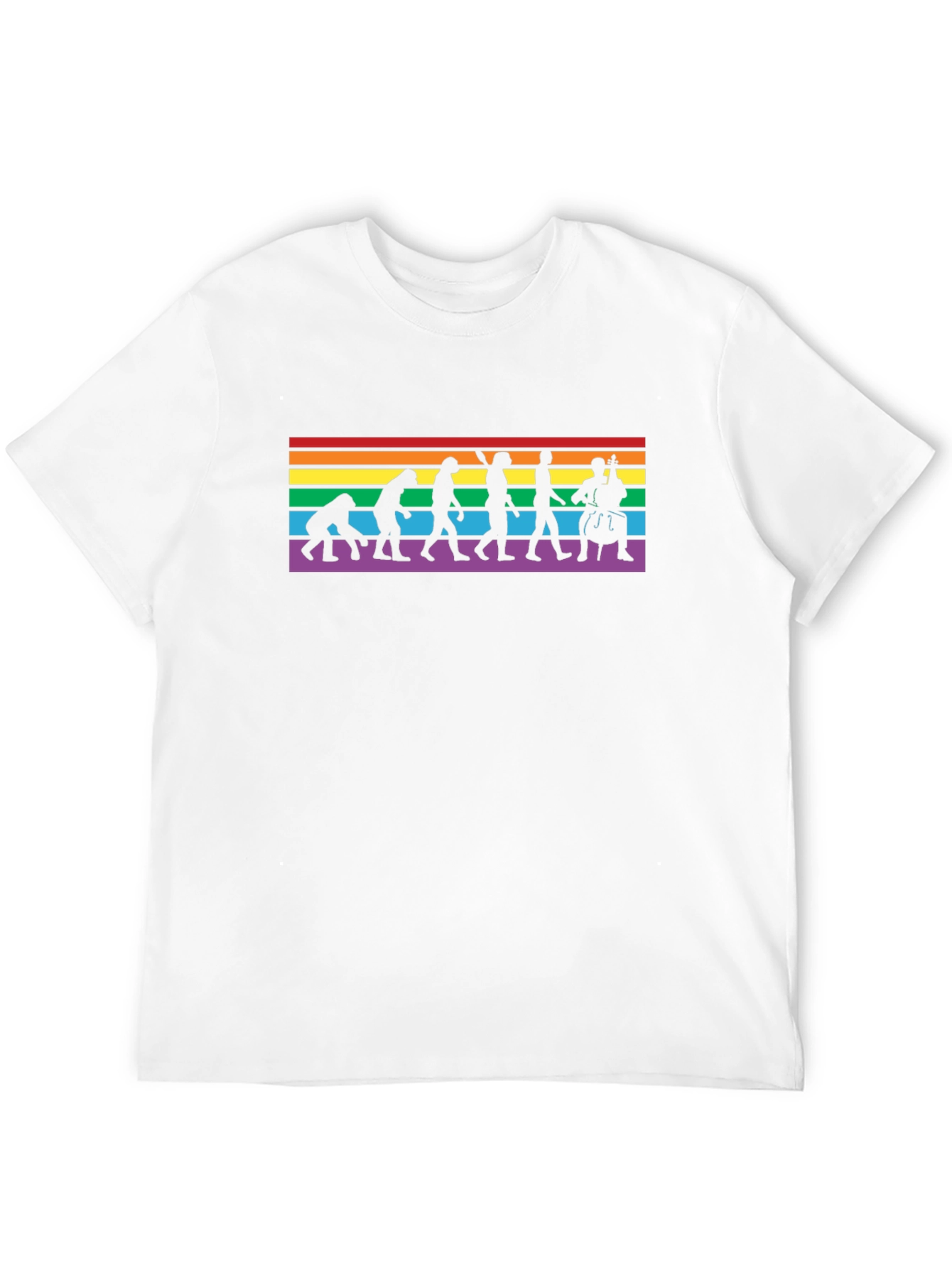Evolution of Music LGBTQ+ T-Shirt