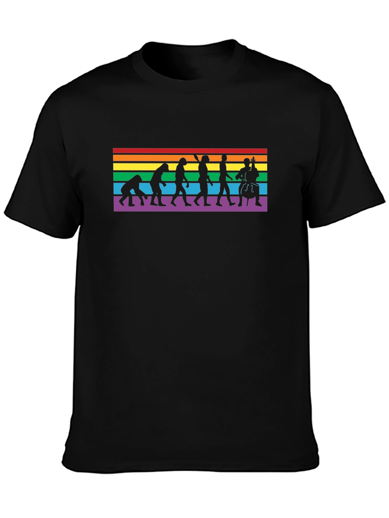 Evolution of Music LGBTQ+ T-Shirt