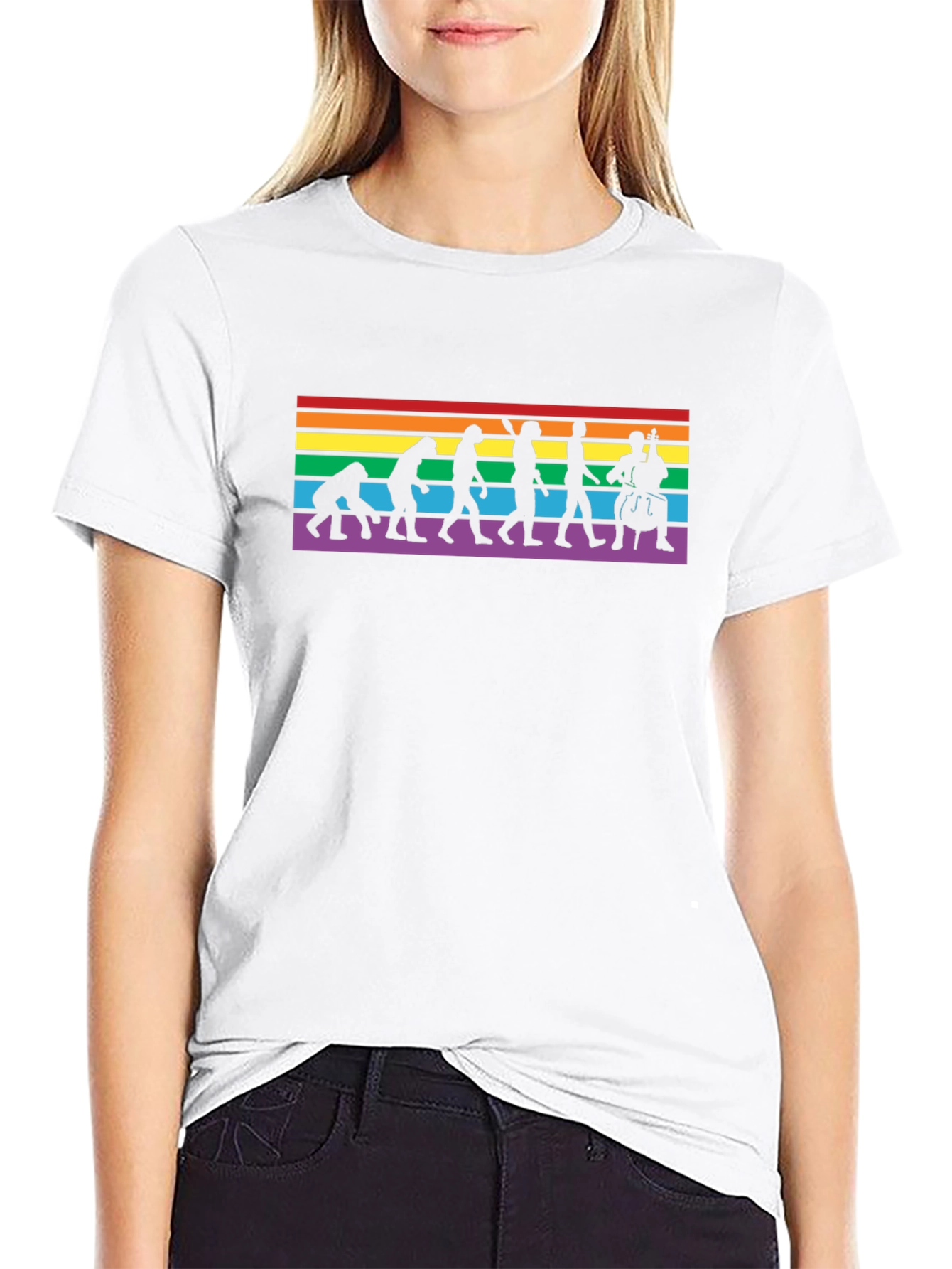 Evolution of Music LGBTQ+ T-Shirt