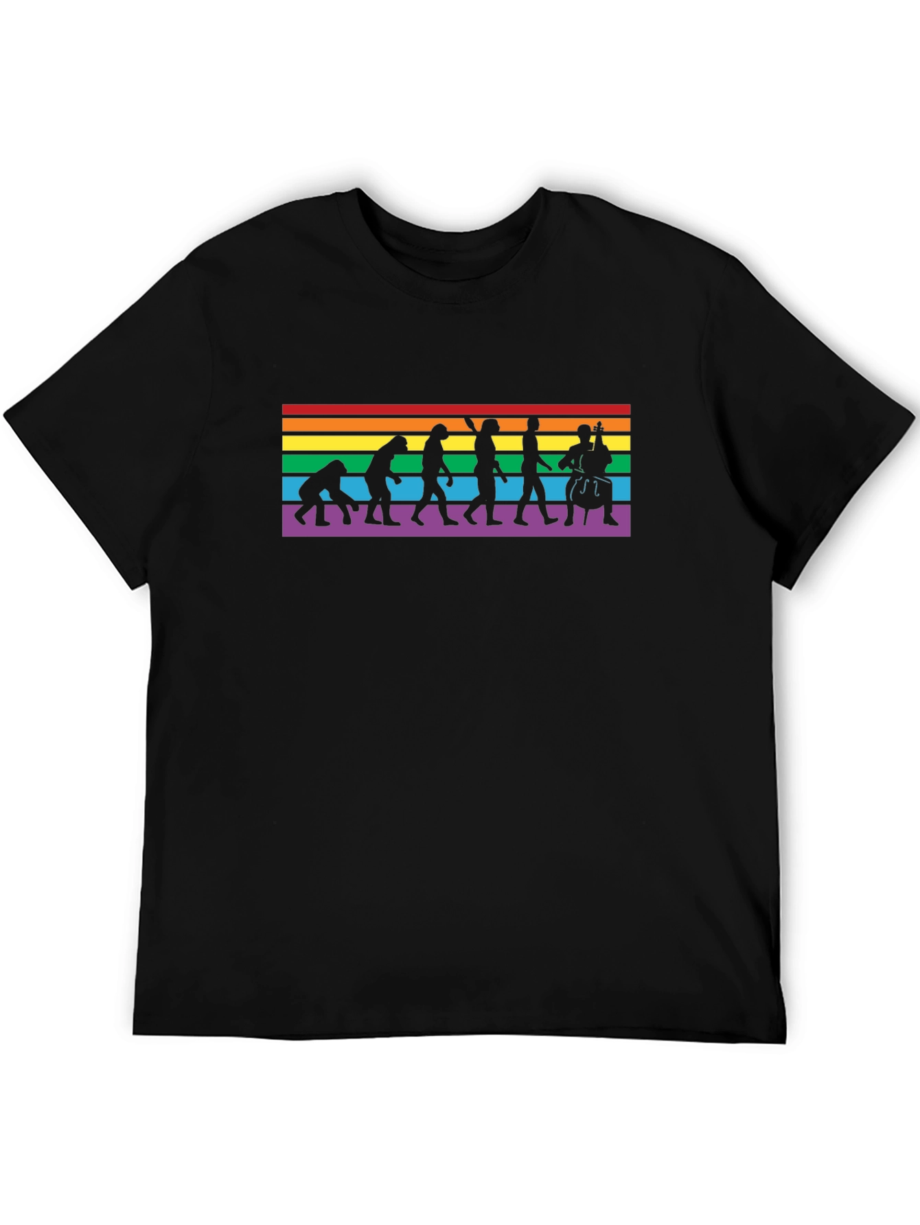 Evolution of Music LGBTQ+ T-Shirt