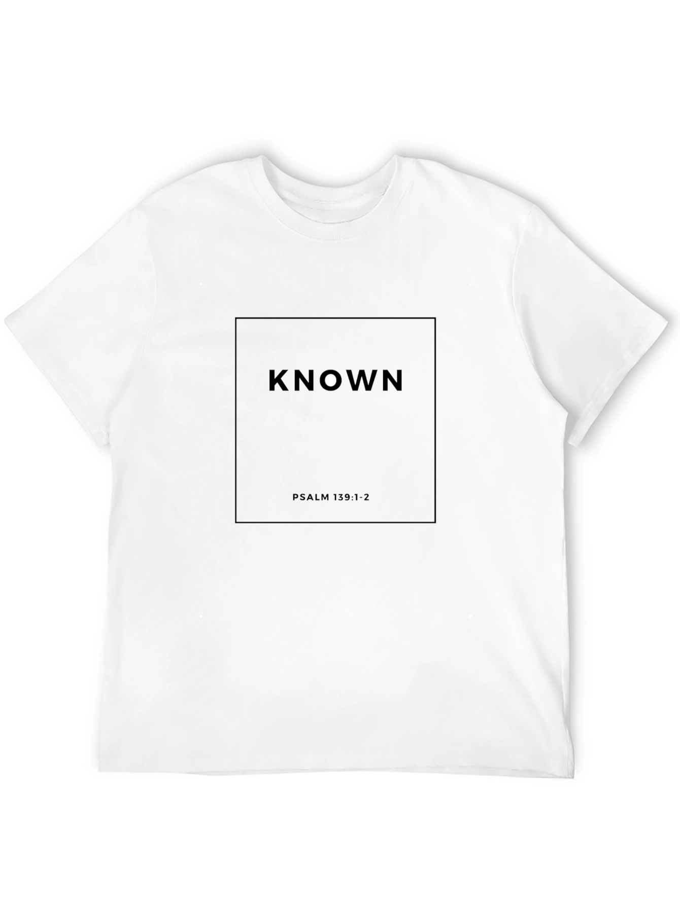 Known T-Shirt - Minimalist Design Black