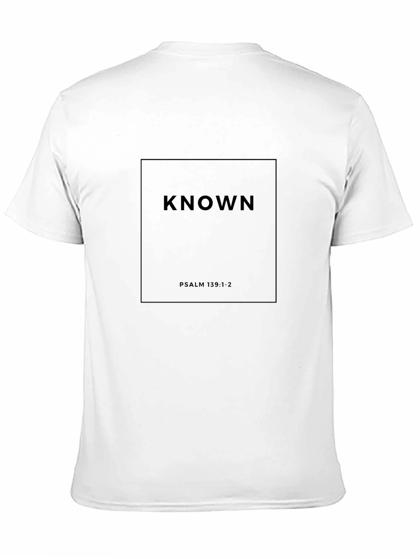 Known T-Shirt - Minimalist Design Black