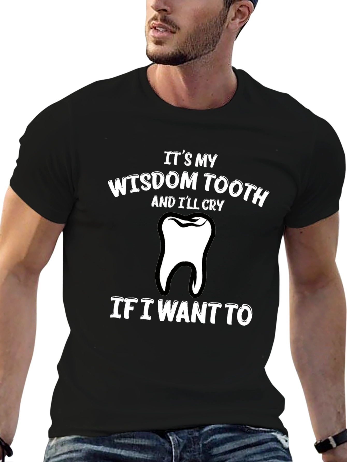 Wisdom Tooth Graphic T-Shirt - Funny and Comfortable!