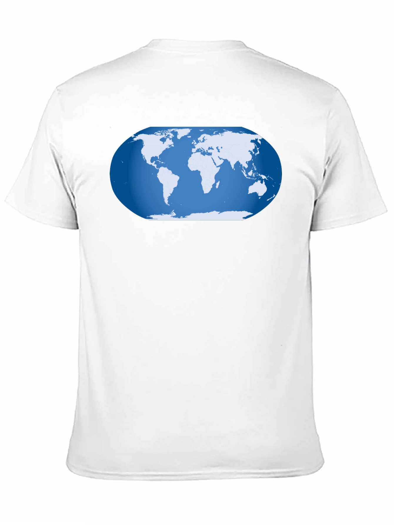 World Map Graphic T-Shirt - Black Cotton Tee