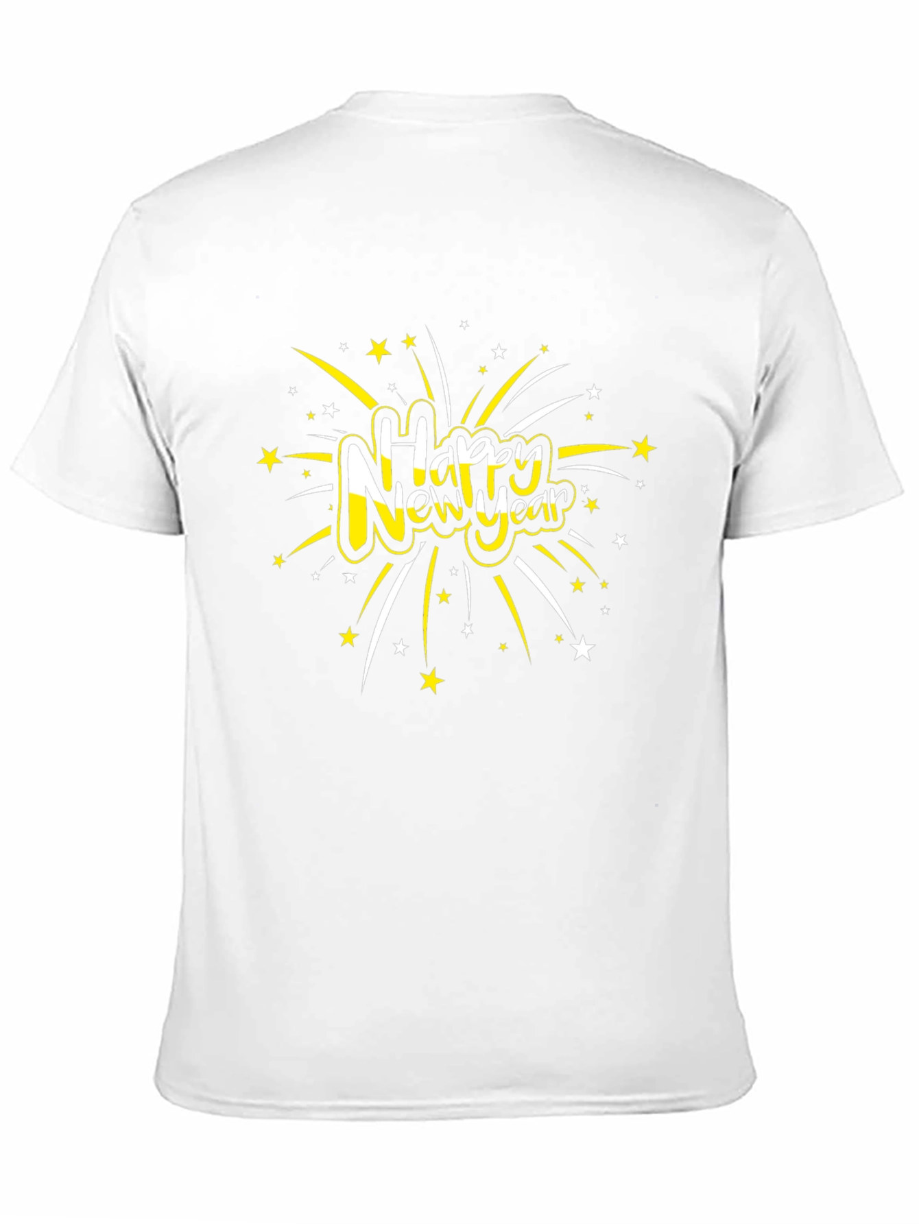 Happy New Year T-Shirt - Black