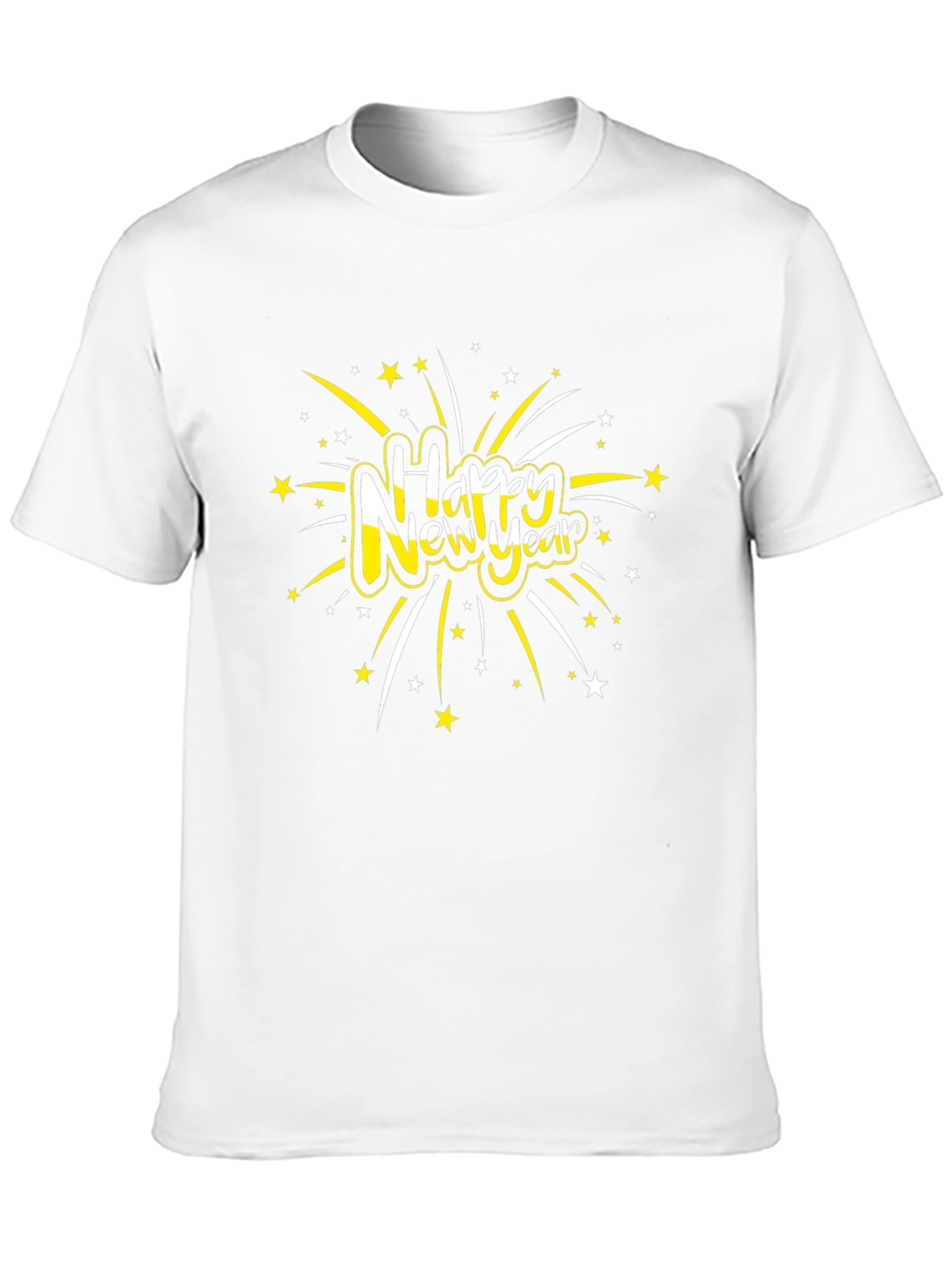 Happy New Year T-Shirt - Black