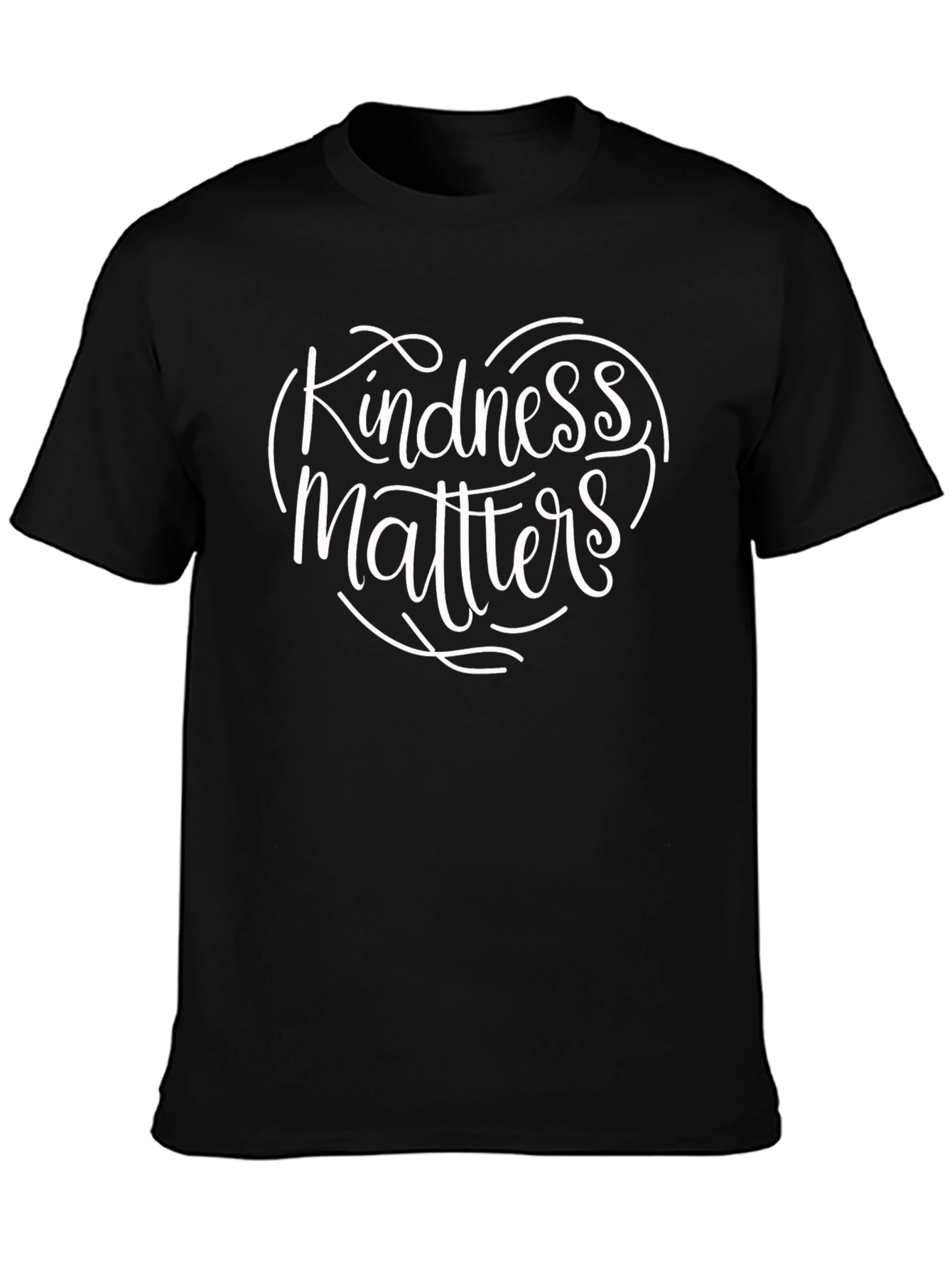 Kindness Matters Graphic Tee - Black Unisex Shirt