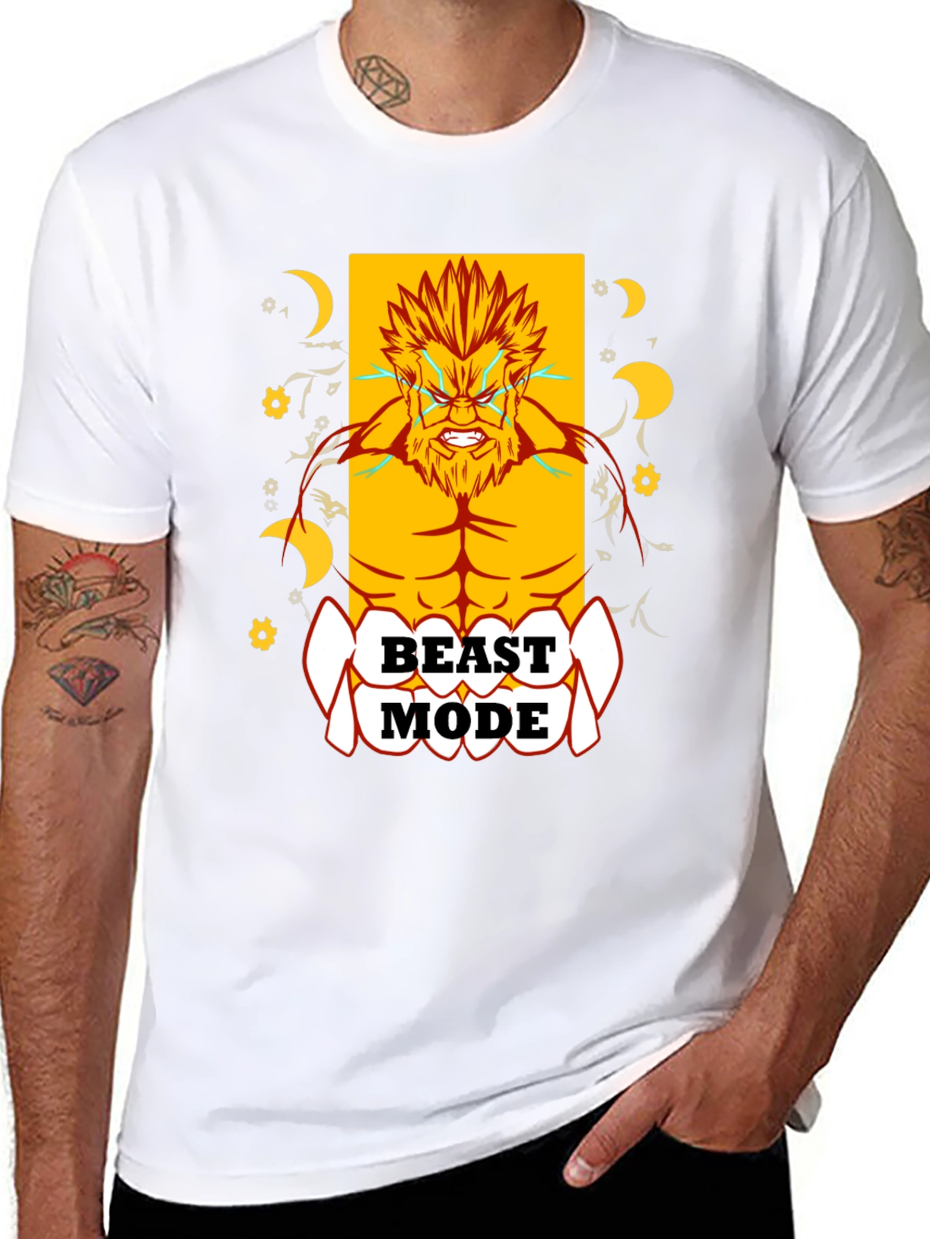 Beast Mode Graphic Print T-Shirt
