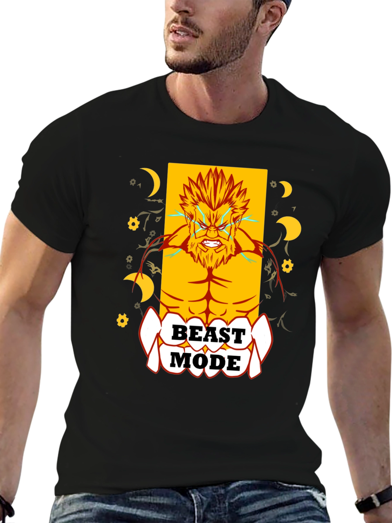 Beast Mode Graphic Print T-Shirt