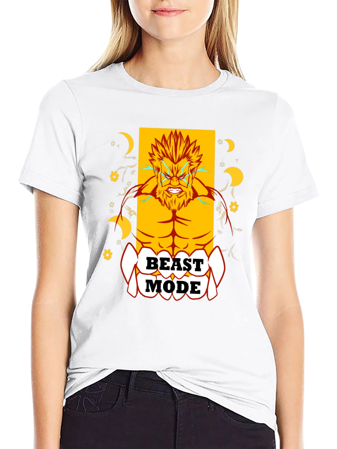 Beast Mode Graphic Print T-Shirt