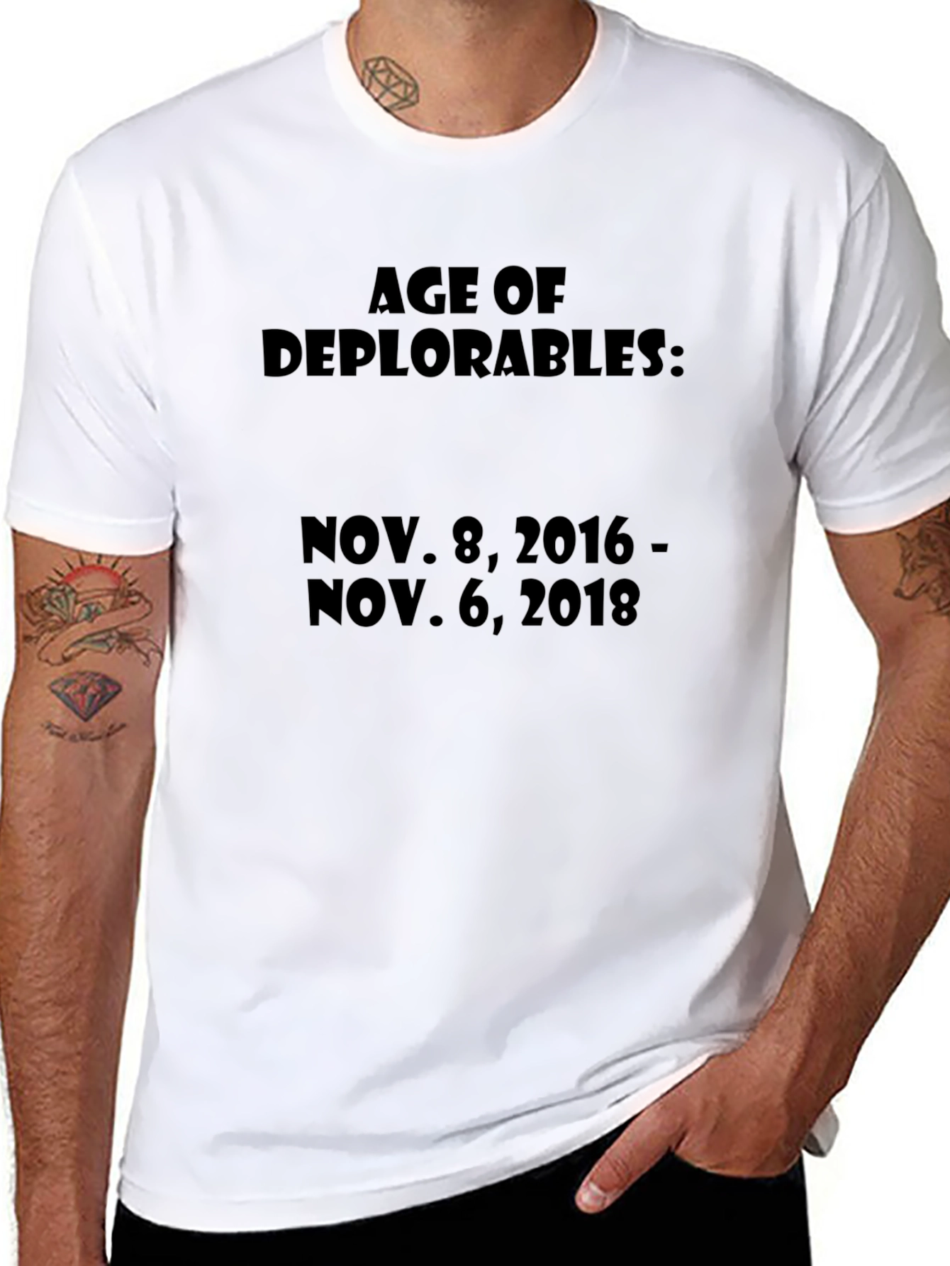 Age of Deplorables Political Graphic T-Shirt
