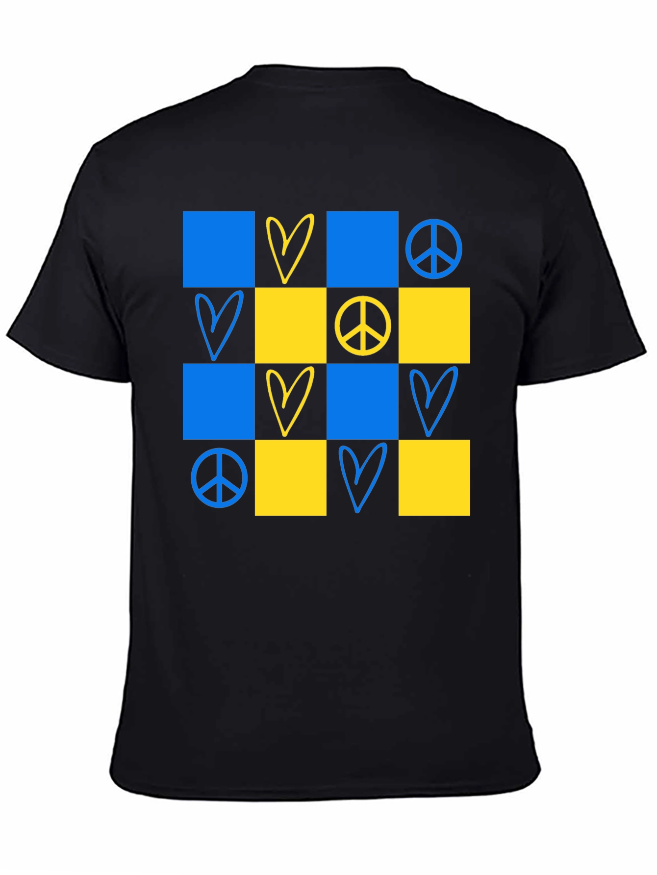 Ukraine Support Graphic Tee - Peace & Love
