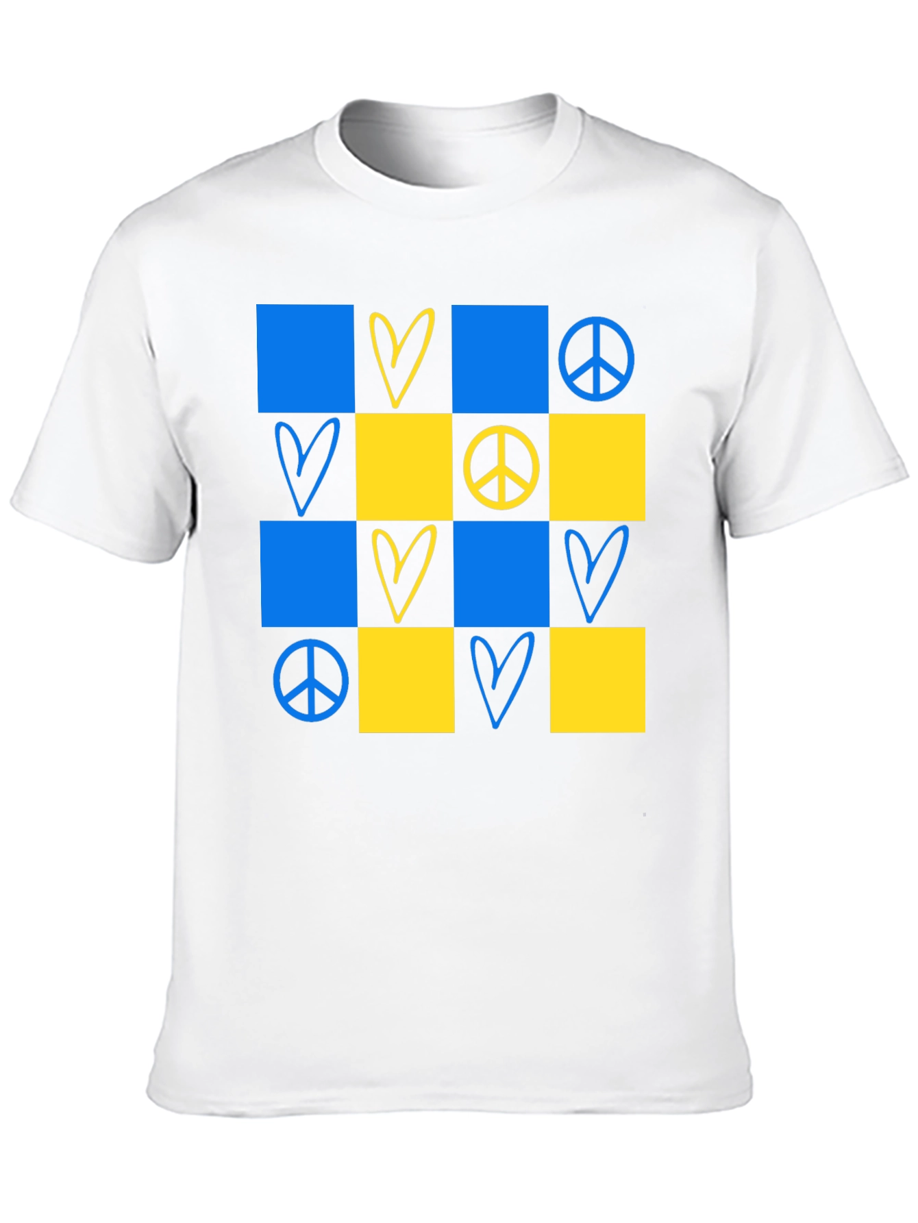 Ukraine Support Graphic Tee - Peace & Love